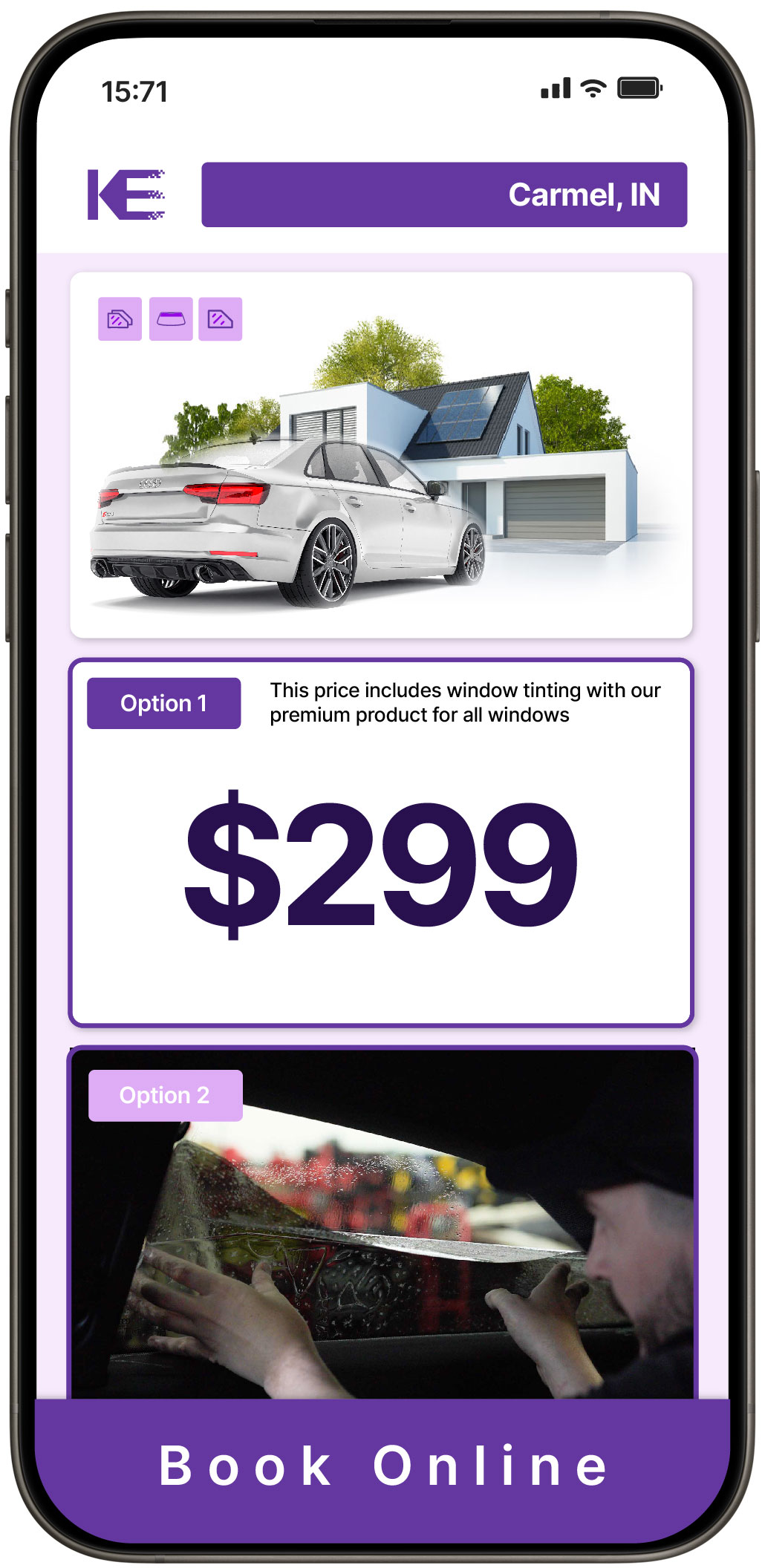 View Reasonable Tesla Window Tinting Costs in Frankfort, Indiana