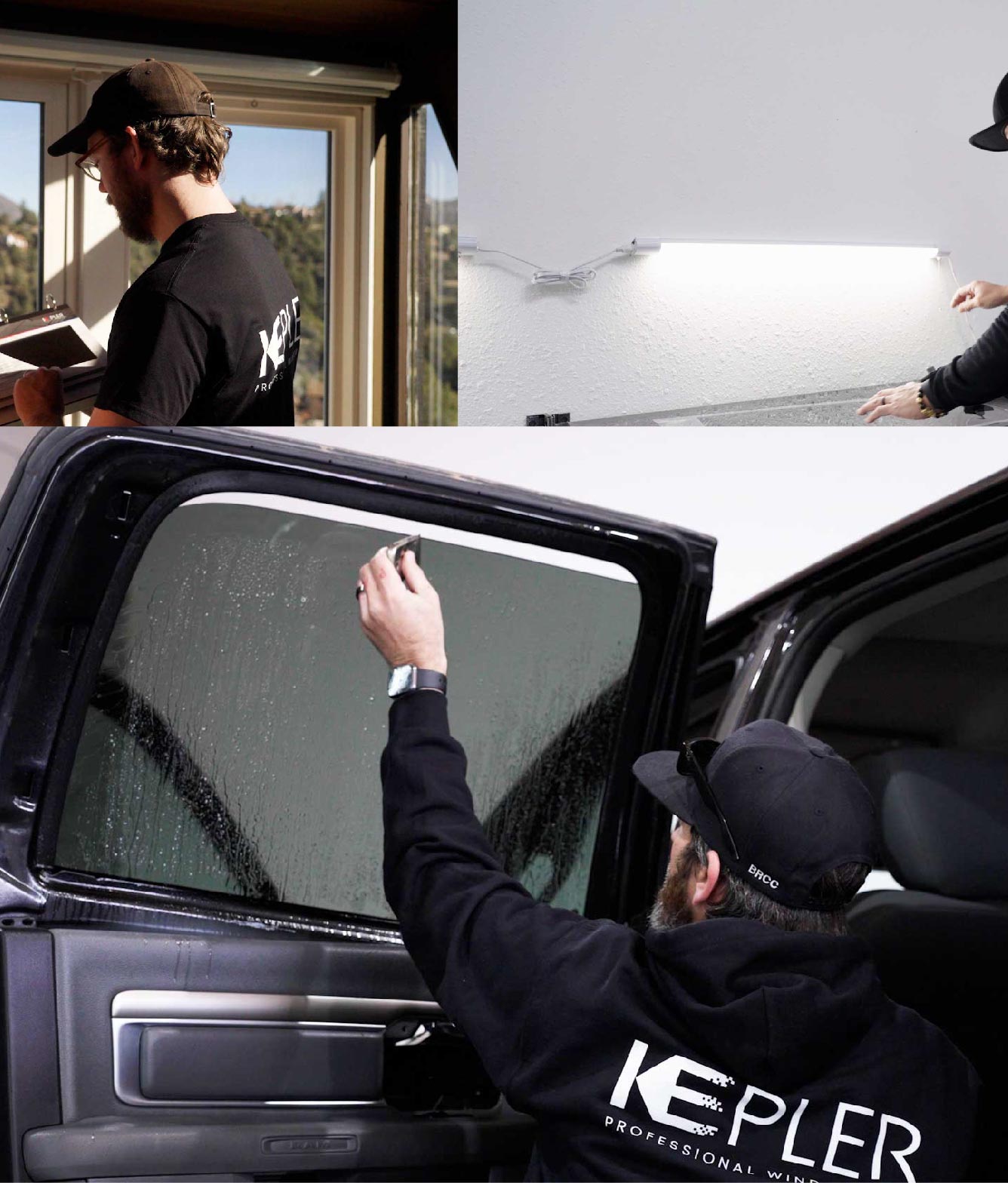 Kepler Window Tinting Specialists at Work in Clarksville, Indiana