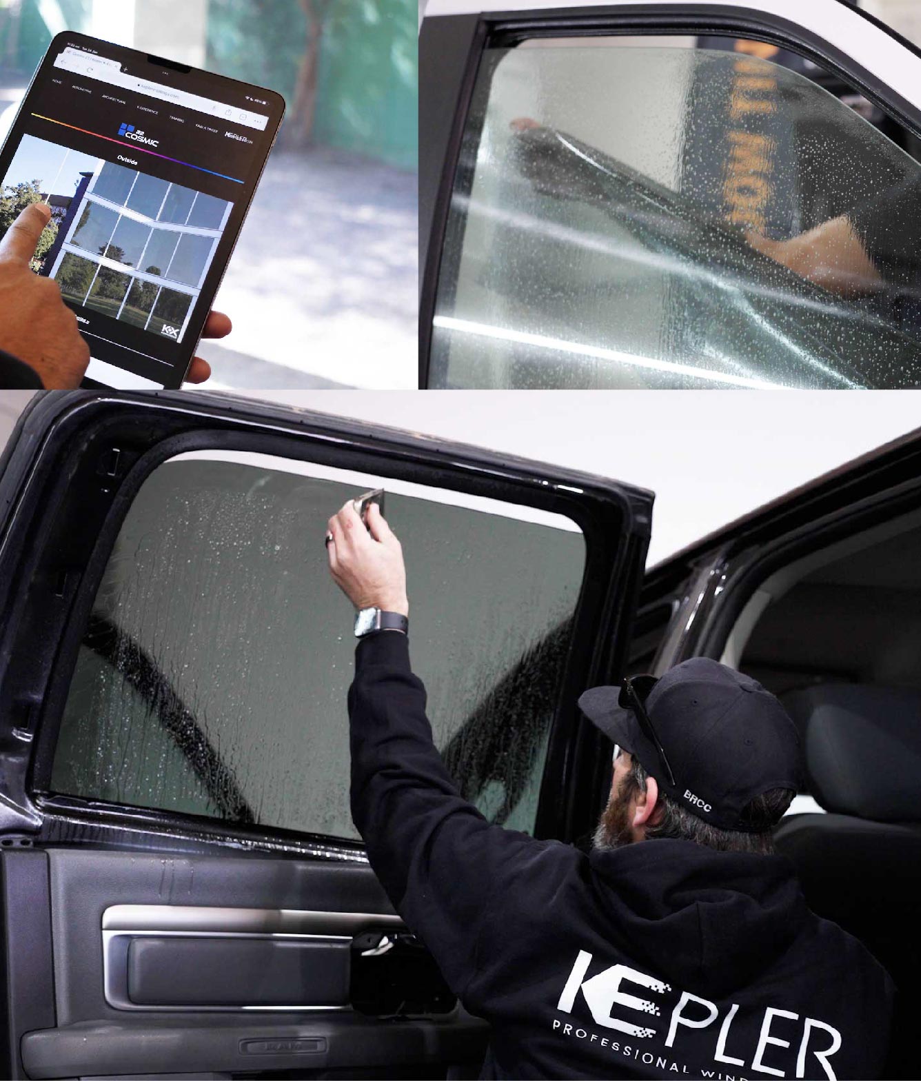 Kepler Window Tinting Specialists at Work in Evansville, Indiana