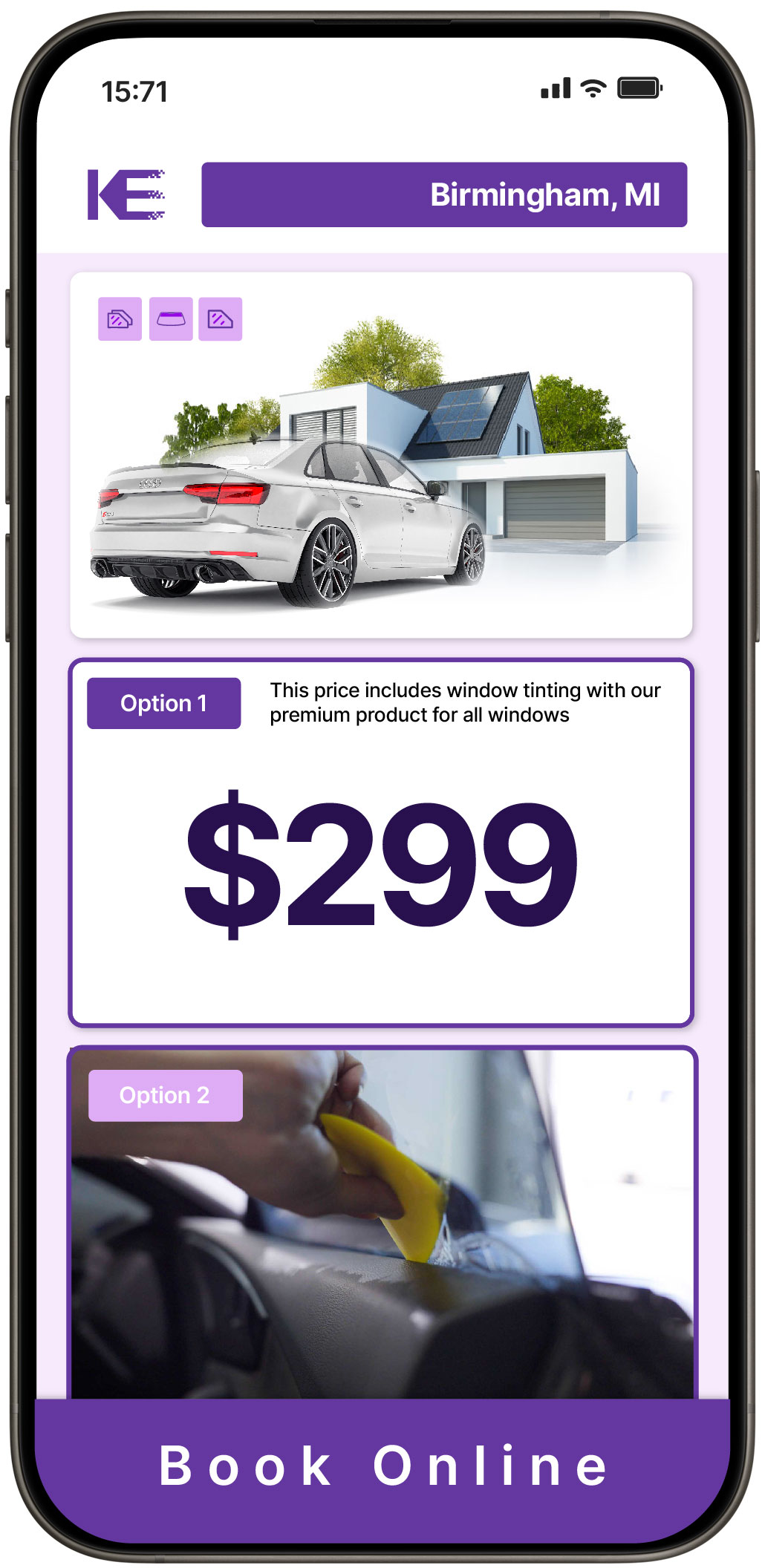 View Affordable Tesla Window Tinting Prices in Macomb, Michigan
