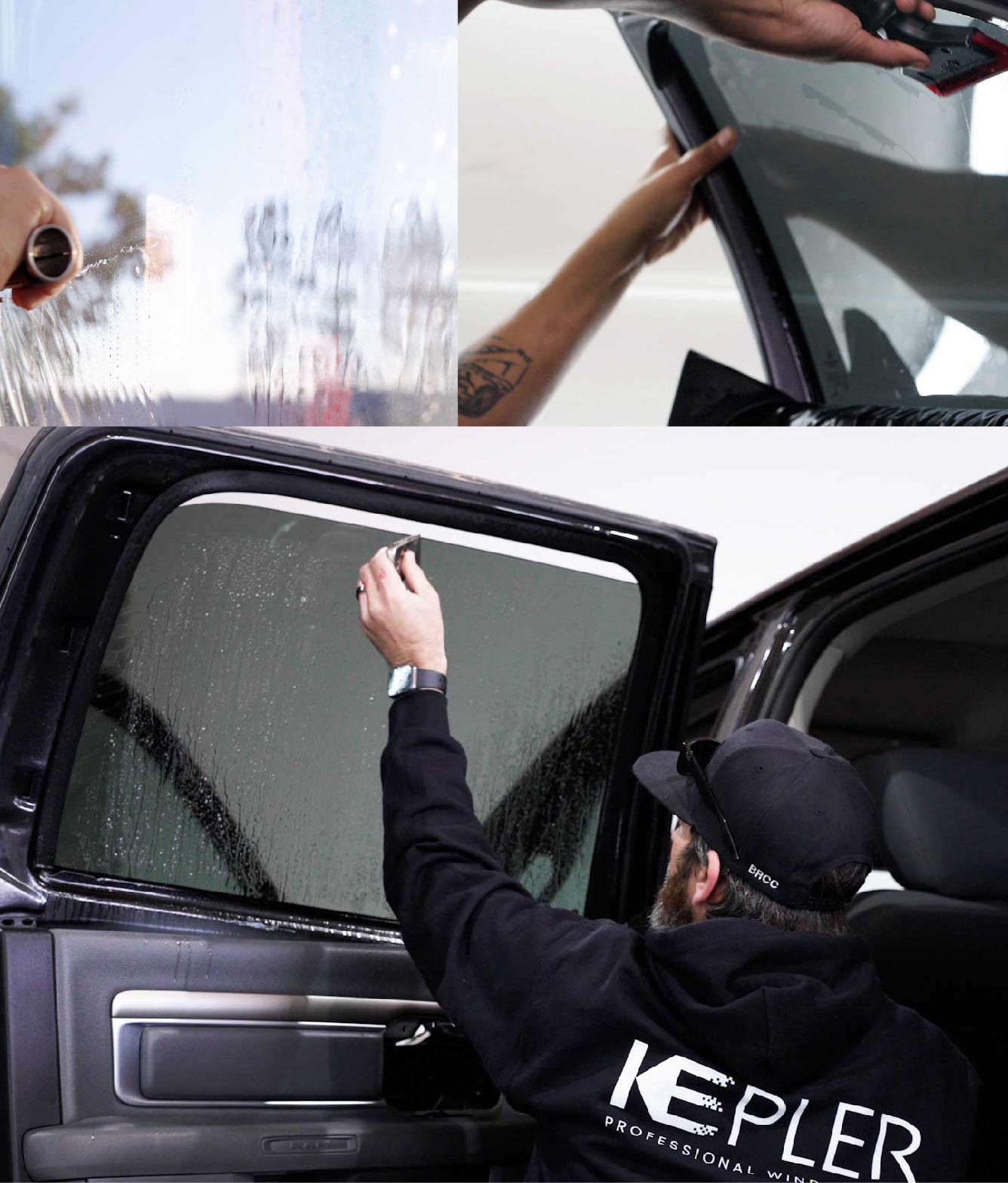 Kepler Window Tinting Specialists at Work in Romulus, Michigan