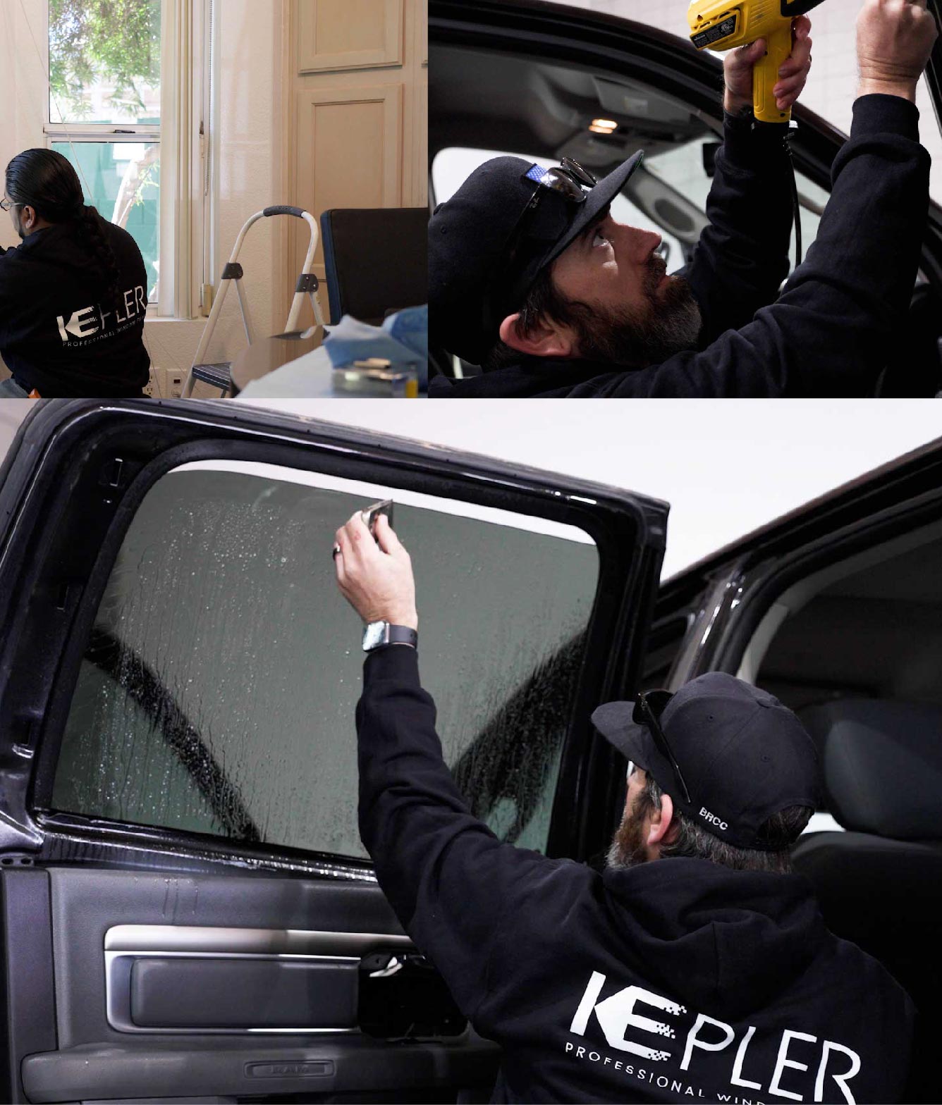 Kepler Window Tinting Specialists at Work in Canton, Michigan