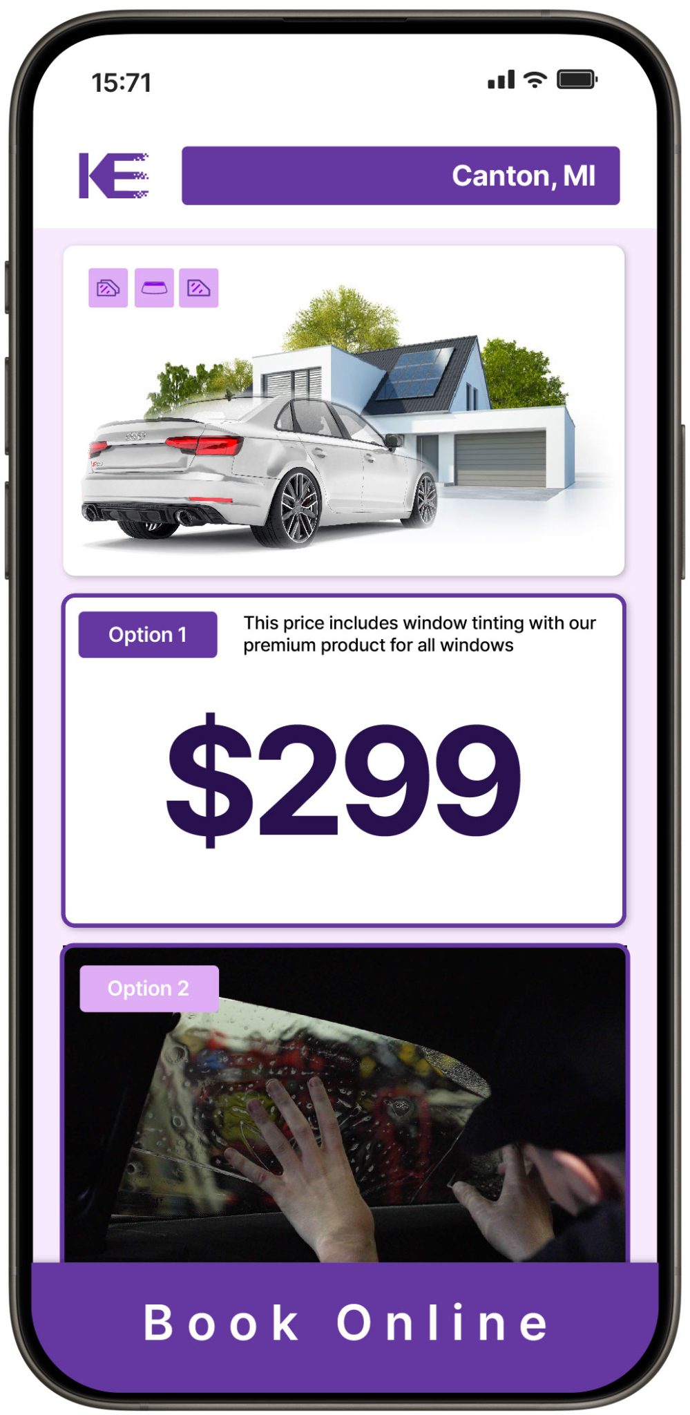 View Competitive Window Tinting Prices in Canton, Michigan