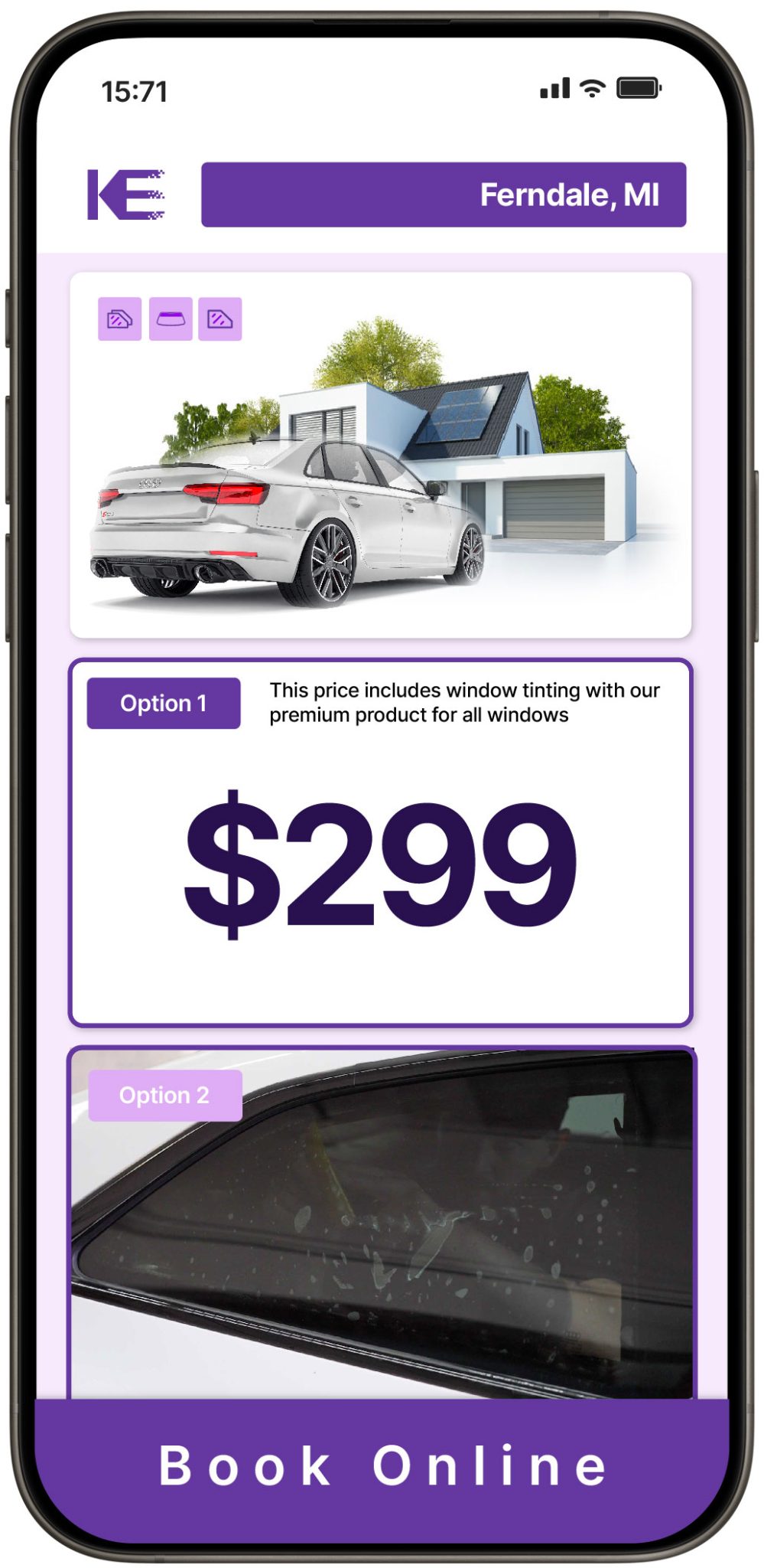 View Competitive Window Tinting Prices in Ferndale, Michigan