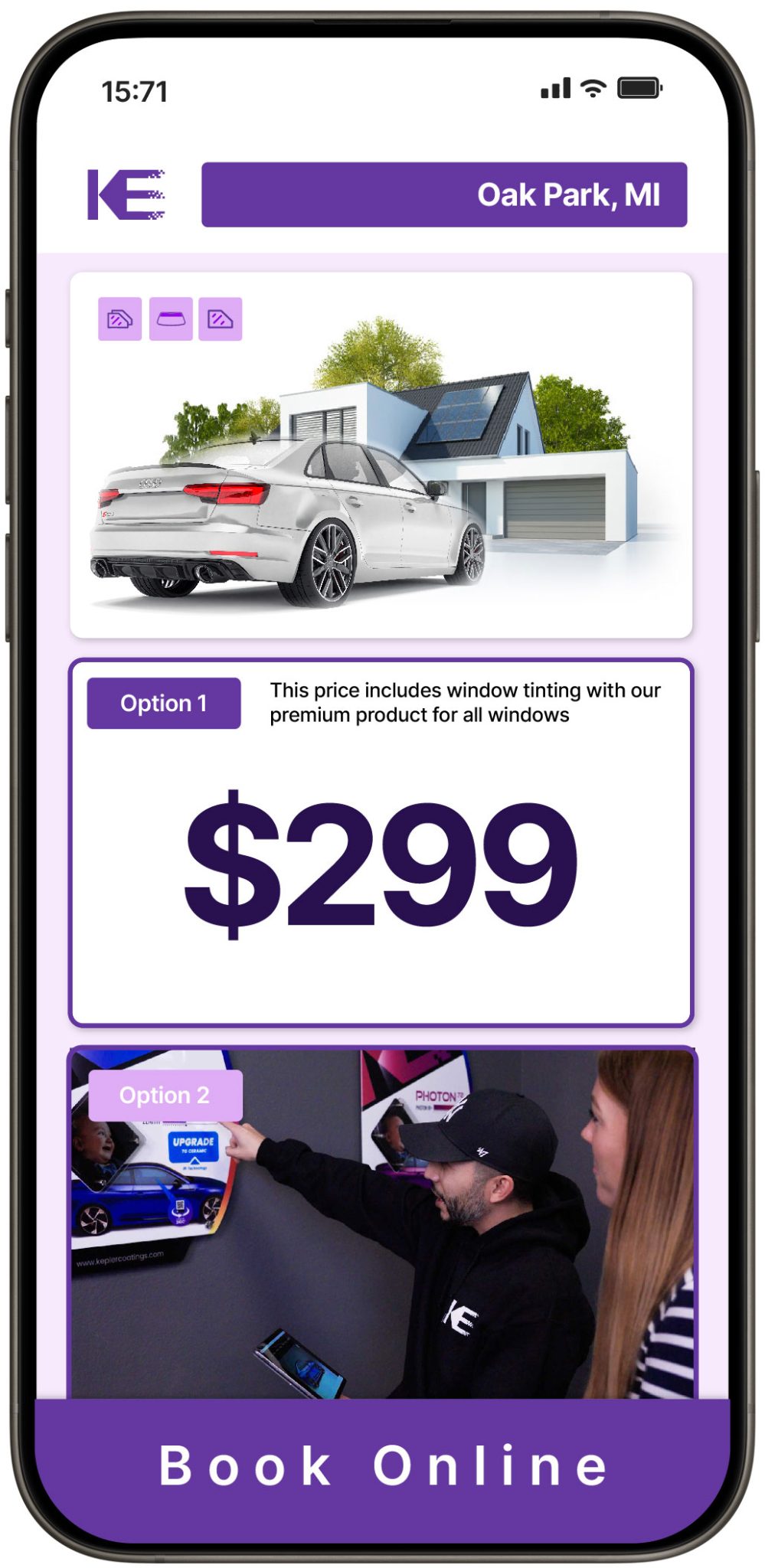 View Competitive Window Tinting Prices in Oak Park, Michigan