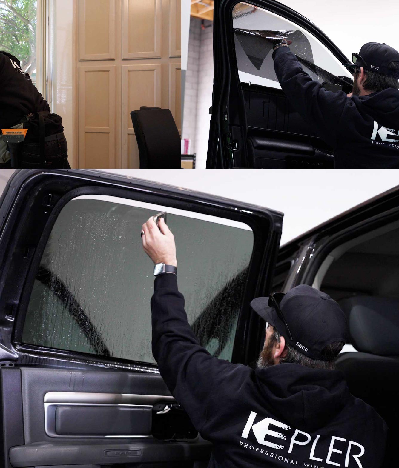 Kepler Window Tinting Specialists at Work in Sterling Heights, Michigan