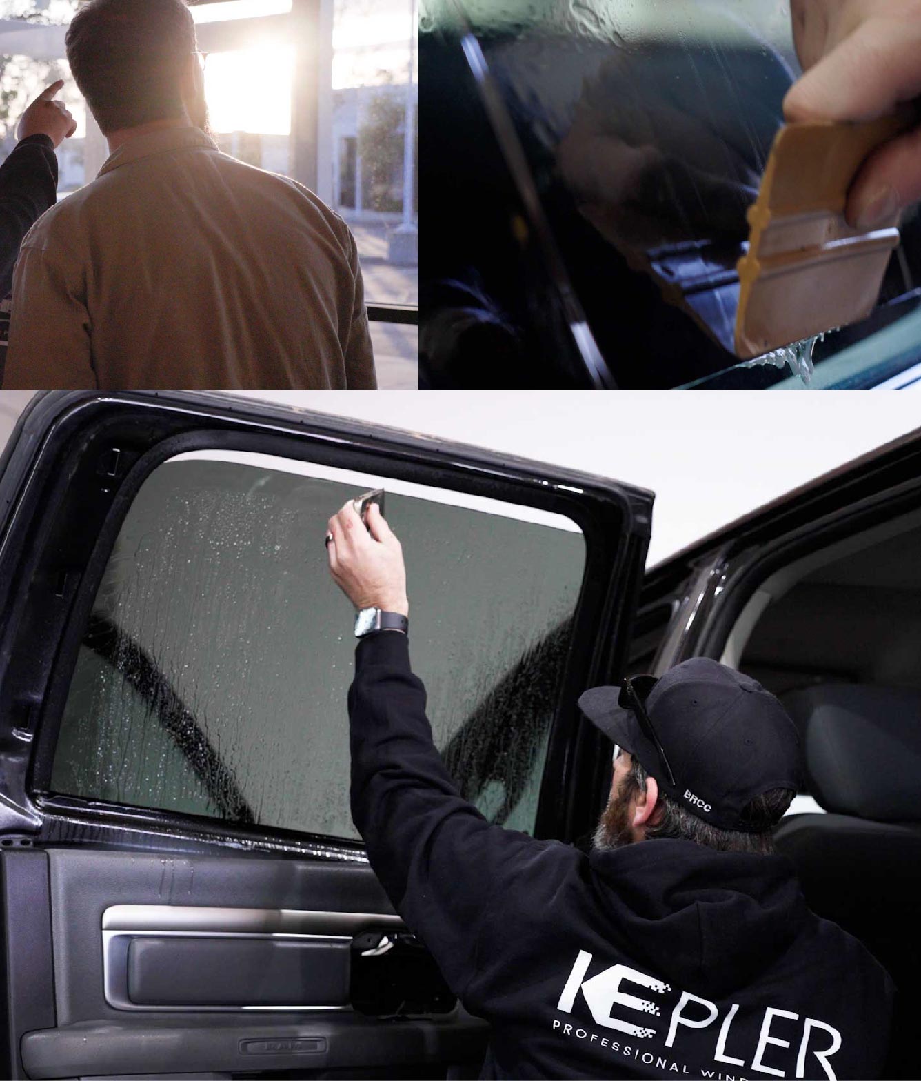 Kepler Window Tinting Specialists at Work in Waterford, Michigan