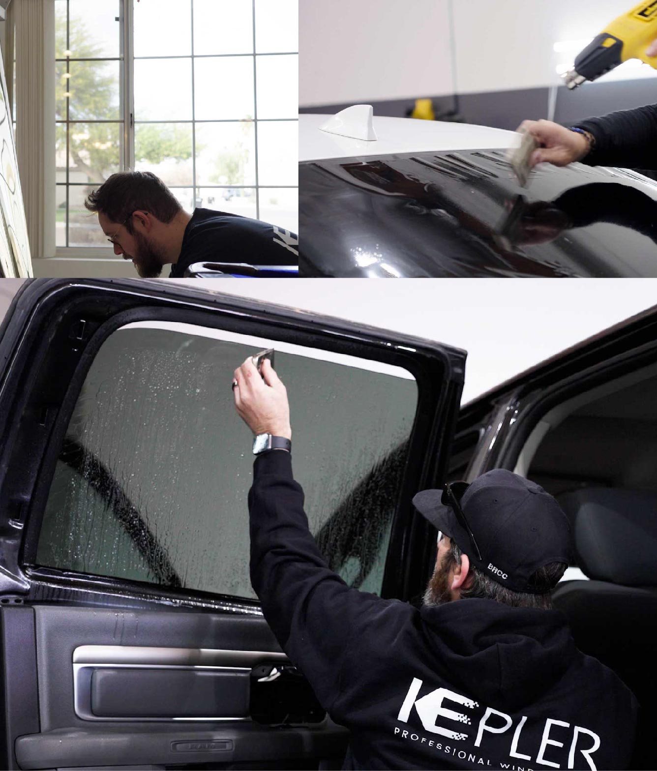 Kepler Window Tinting Specialists at Work in Flint, Michigan