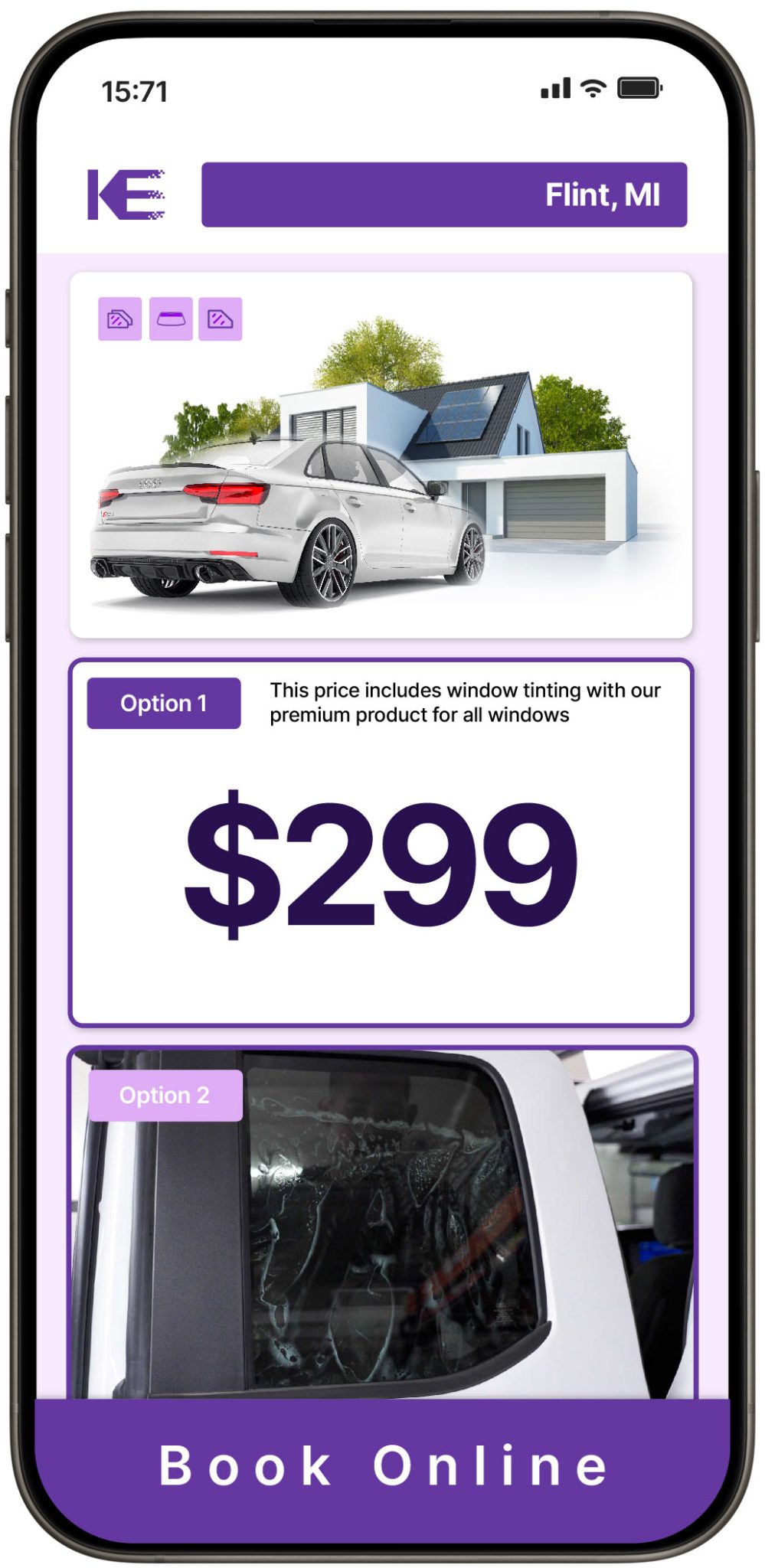 View Competitive Window Tinting Prices in Flint, Michigan