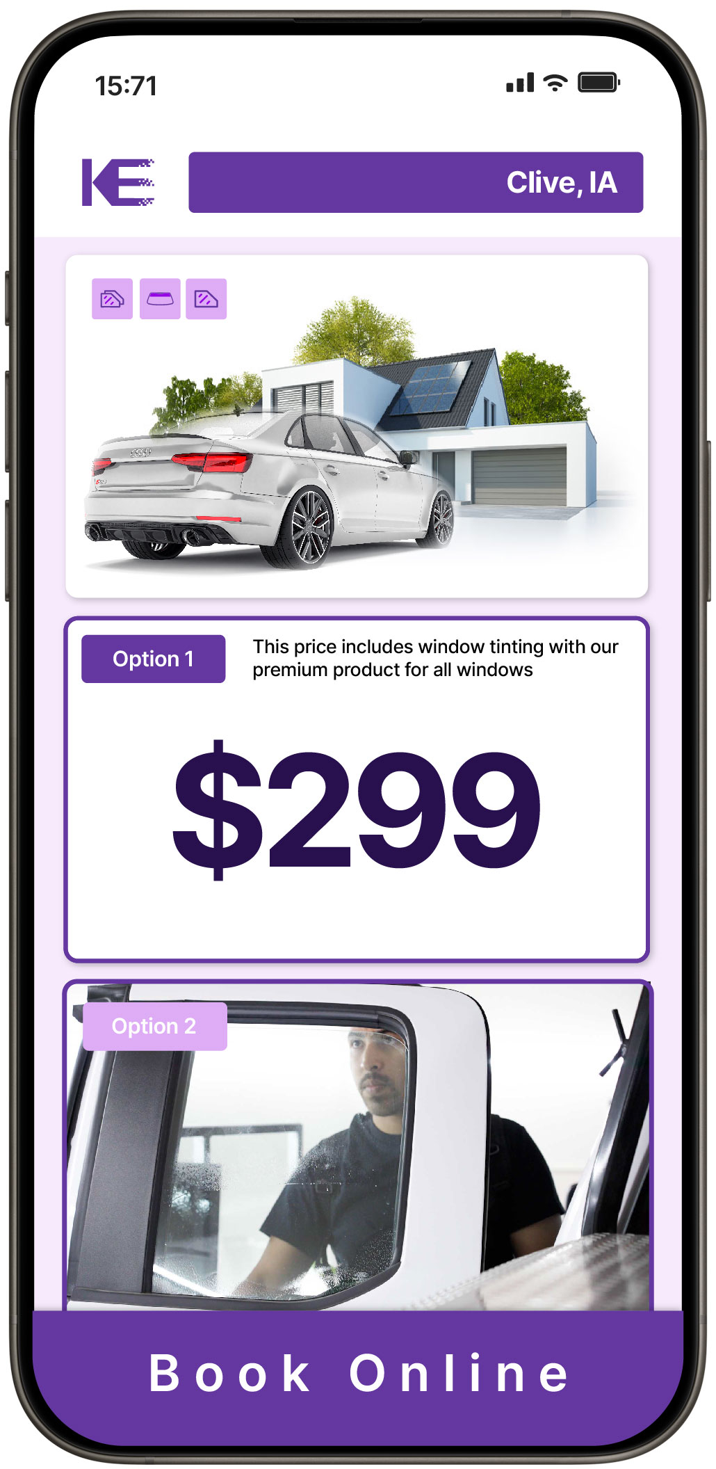 View Reasonable Tesla Window Tinting Prices in Clinton, Iowa