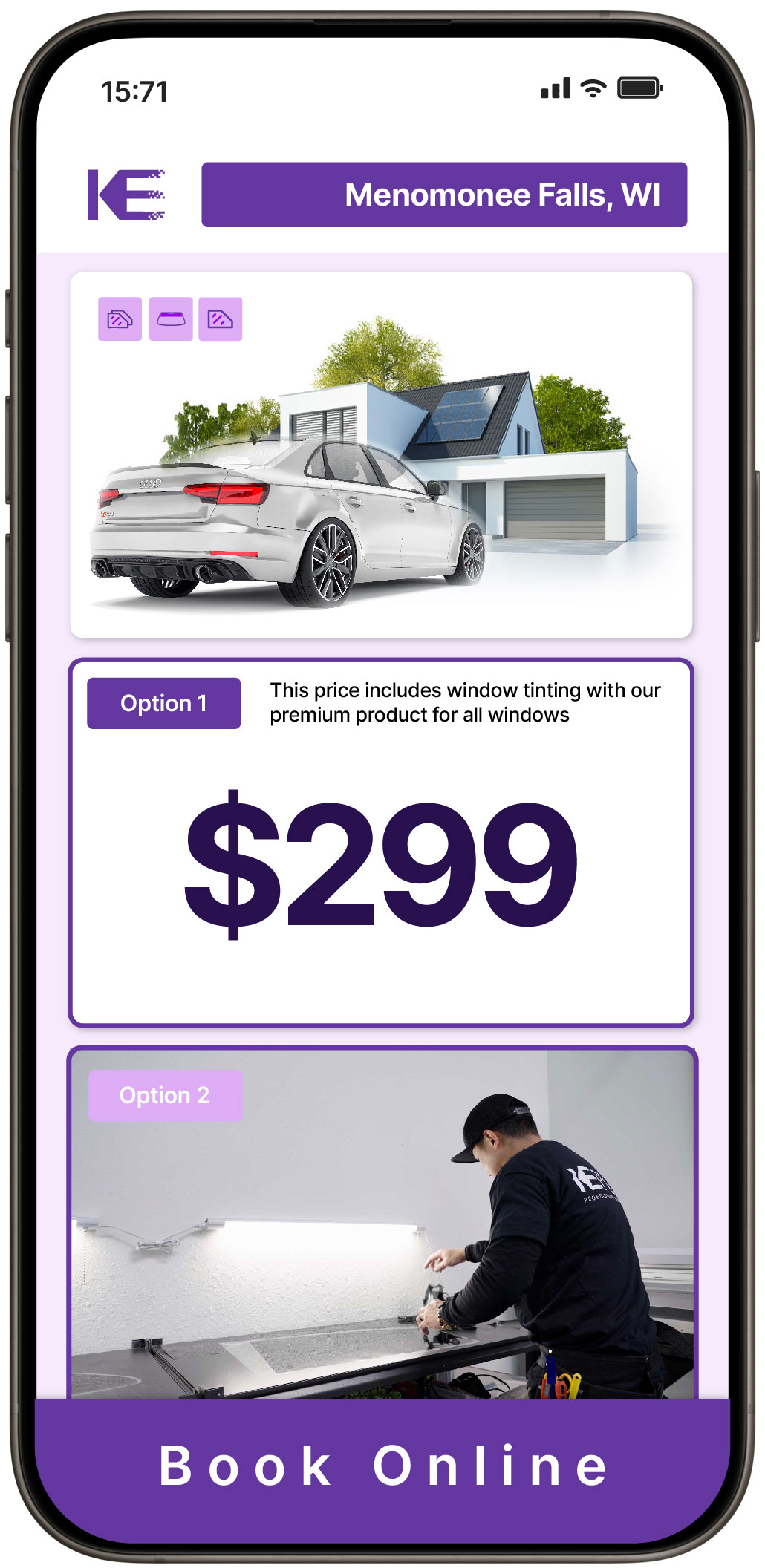 View Reasonable Tesla Window Tinting Rates in Mequon, Wisconsin