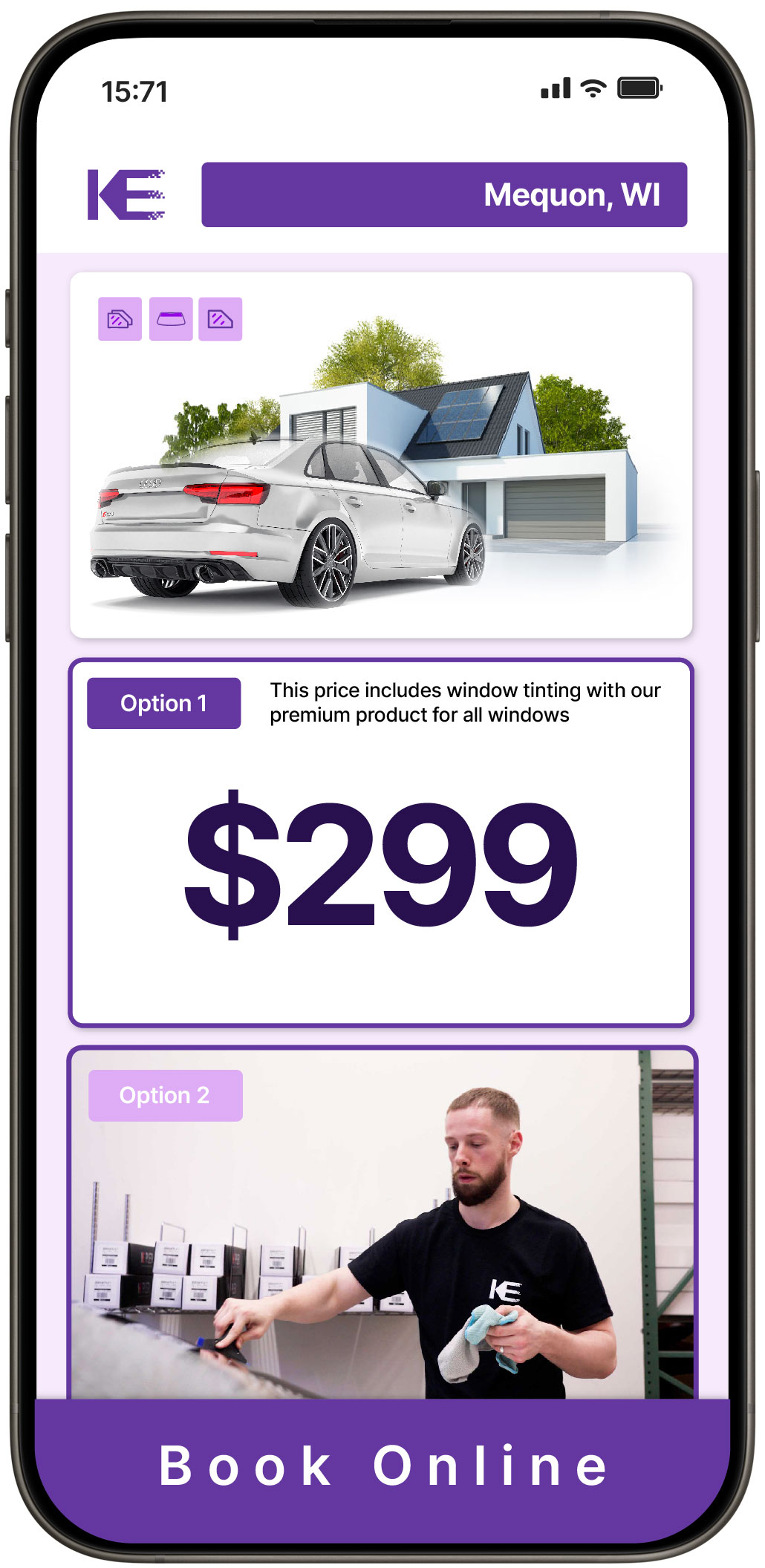 View Affordable Tesla Window Tinting Prices in Middleton, Wisconsin