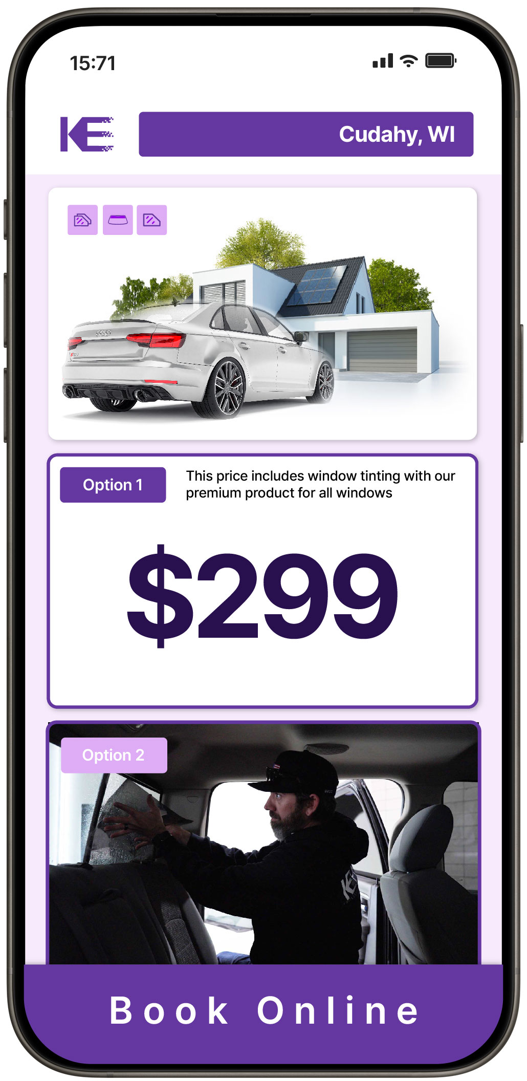 View Reasonable Tesla Window Tinting Prices in Marshfield, Wisconsin