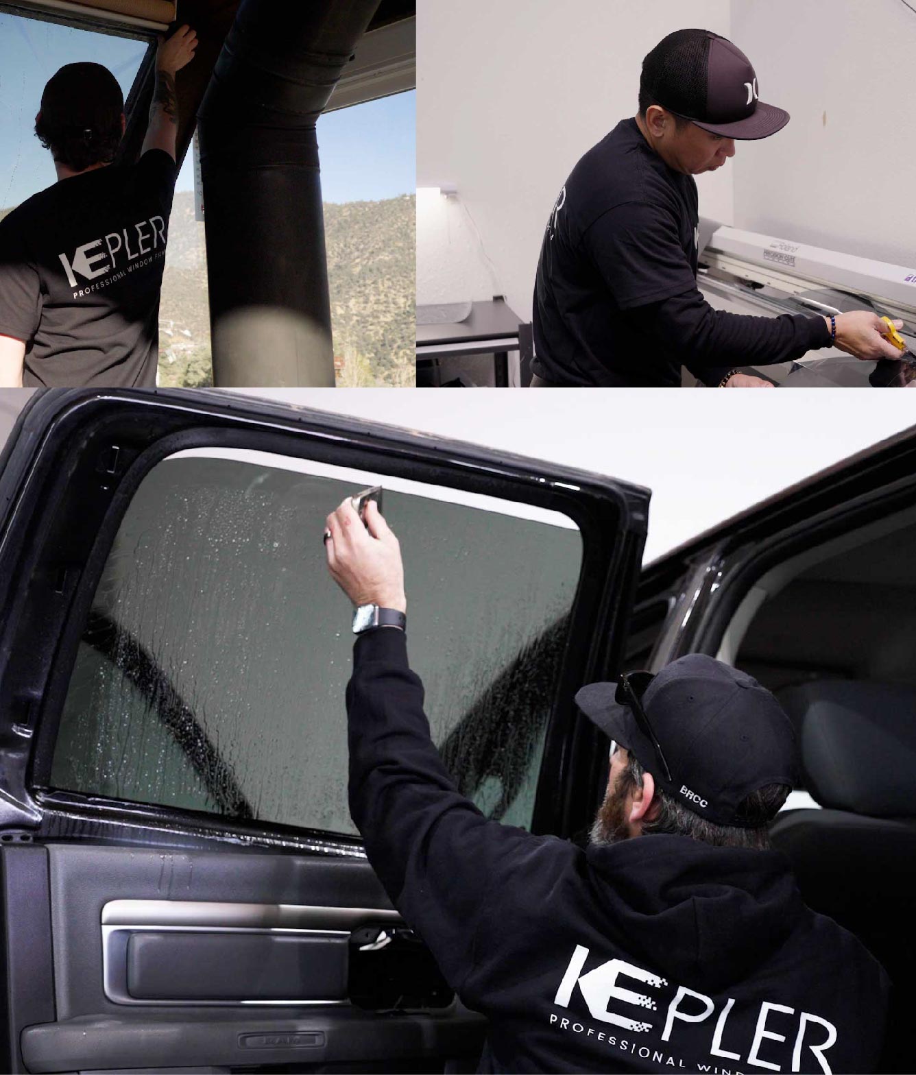 Kepler Window Tinting Specialists at Work in Racine, Wisconsin