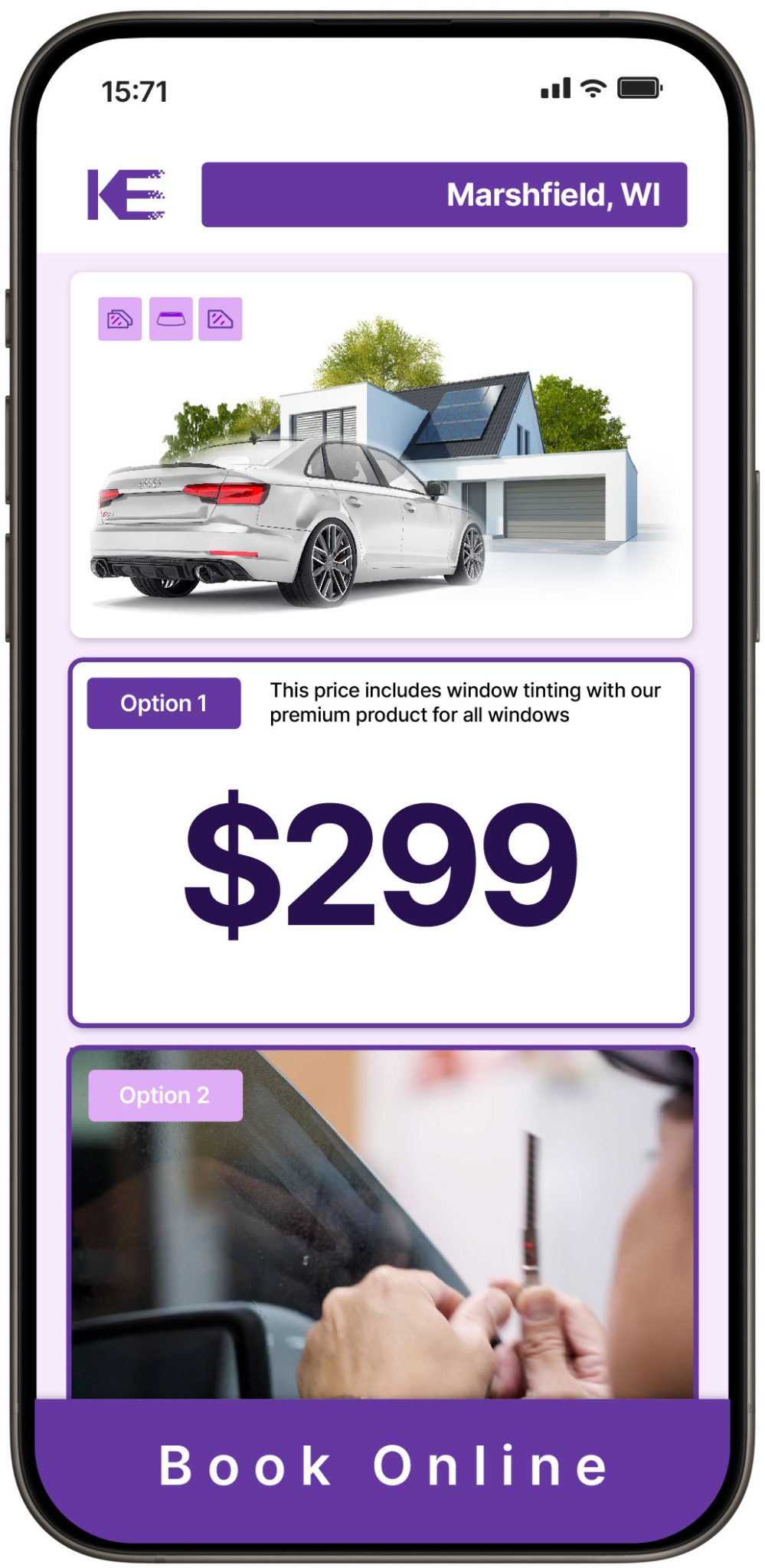 View Competitive Window Tinting Prices in Marshfield, Wisconsin