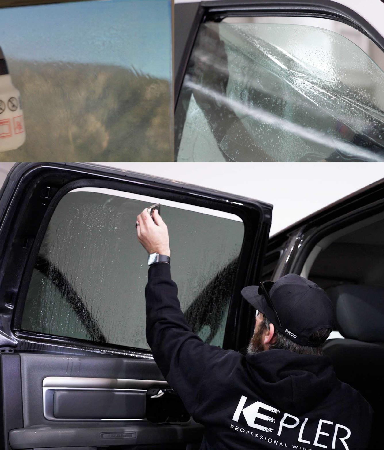 Kepler Window Tinting Specialists at Work in Onalaska, Wisconsin