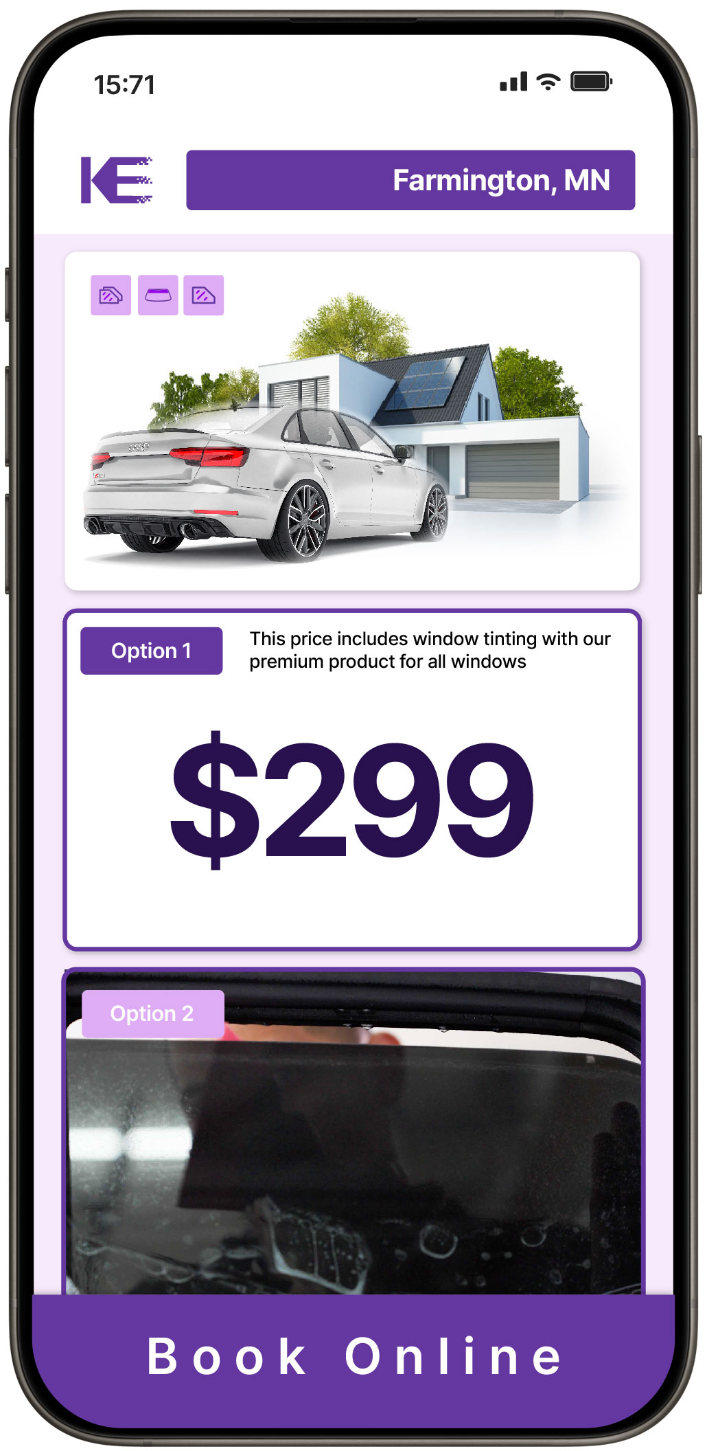 View Competitive Tesla Window Tinting Costs in Red Wing, Minnesota