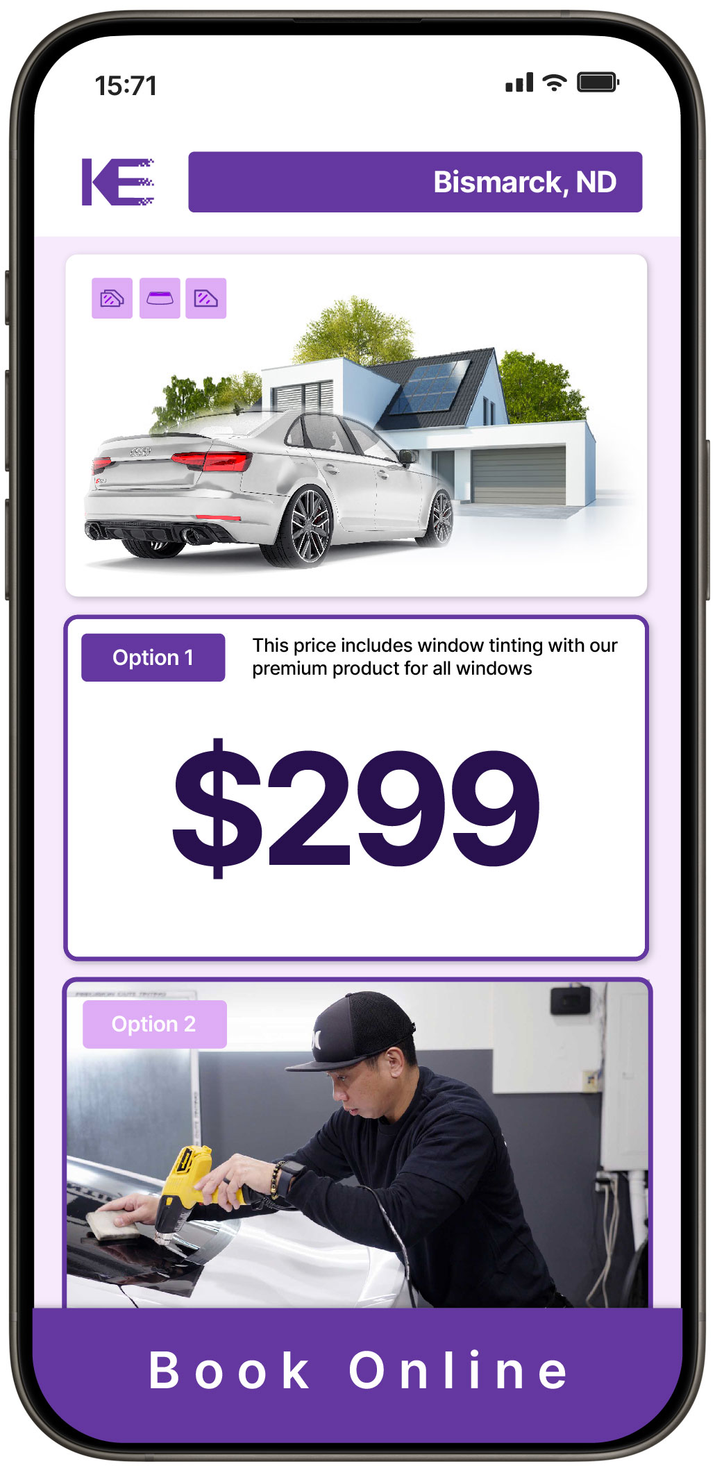 View Reasonable Tesla Window Tinting Prices in Mandan, North Dakota