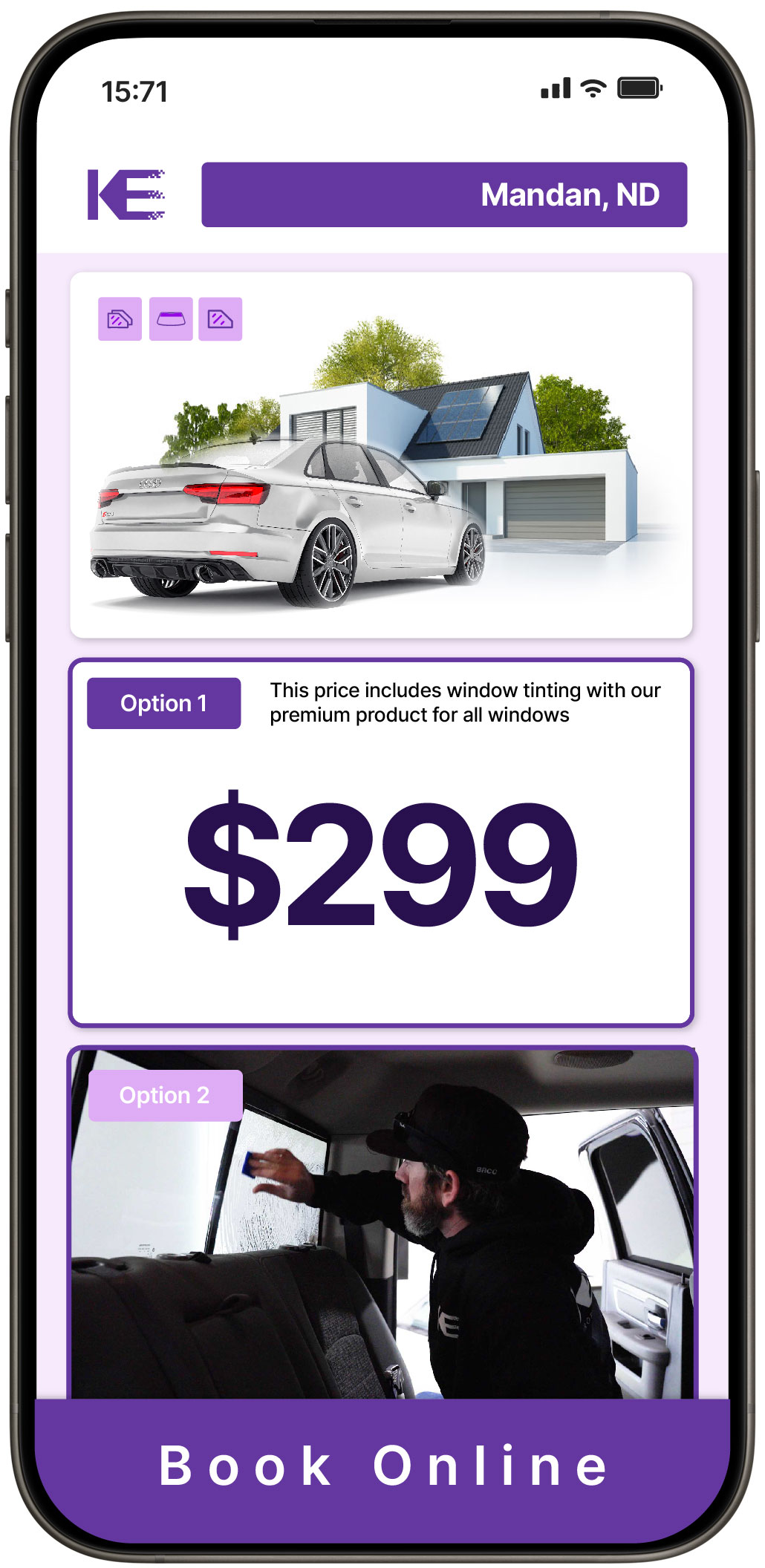 View Affordable Tesla Window Tinting Prices in Dickinson, North Dakota