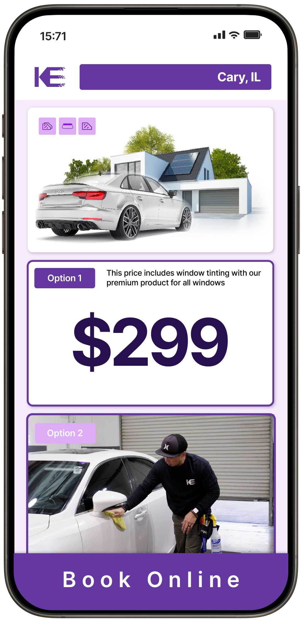 View Reasonable Tesla Window Tinting Prices in Lake Forest, Illinois
