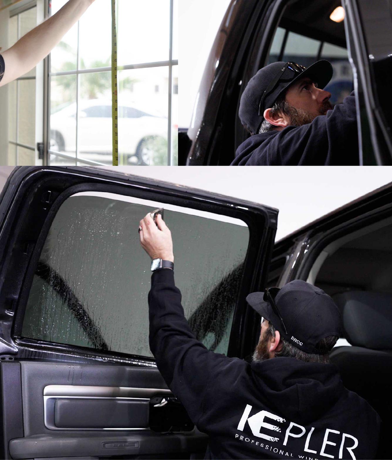 Kepler Window Tinting Specialists at Work in Prospect Heights, Illinois