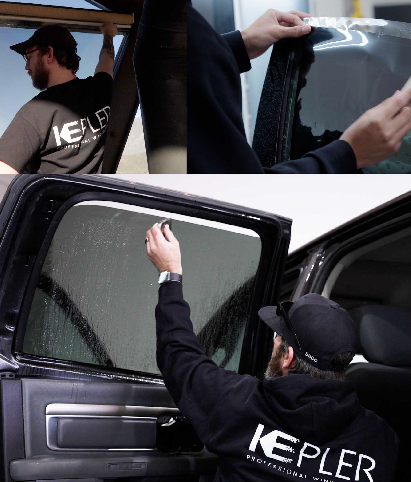 Kepler Window Tinting Specialists at Work in Skokie, Illinois