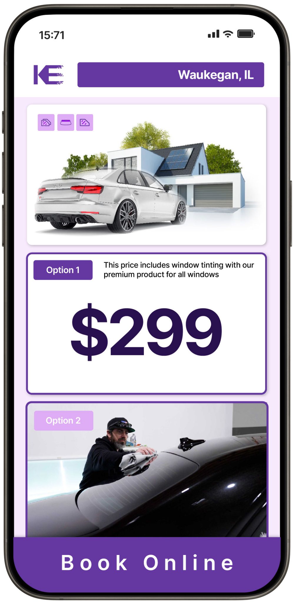 View Competitive Window Tinting Prices in Waukegan, Illinois