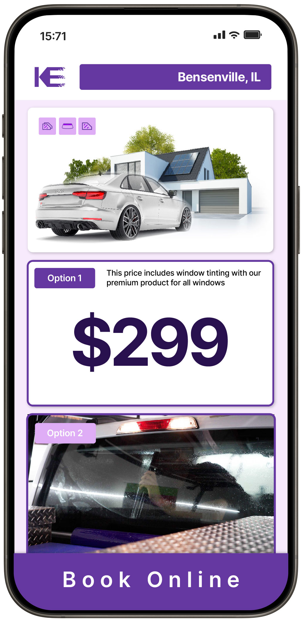View Reasonable Tesla Window Tinting Costs in Evergreen Park, Illinois