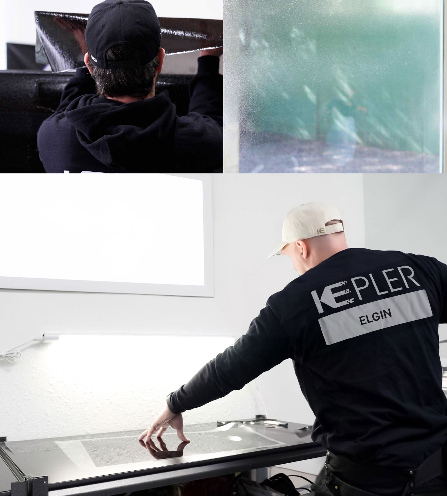 Window Tinting Specialist Cutting Film in Elgin, Illinois