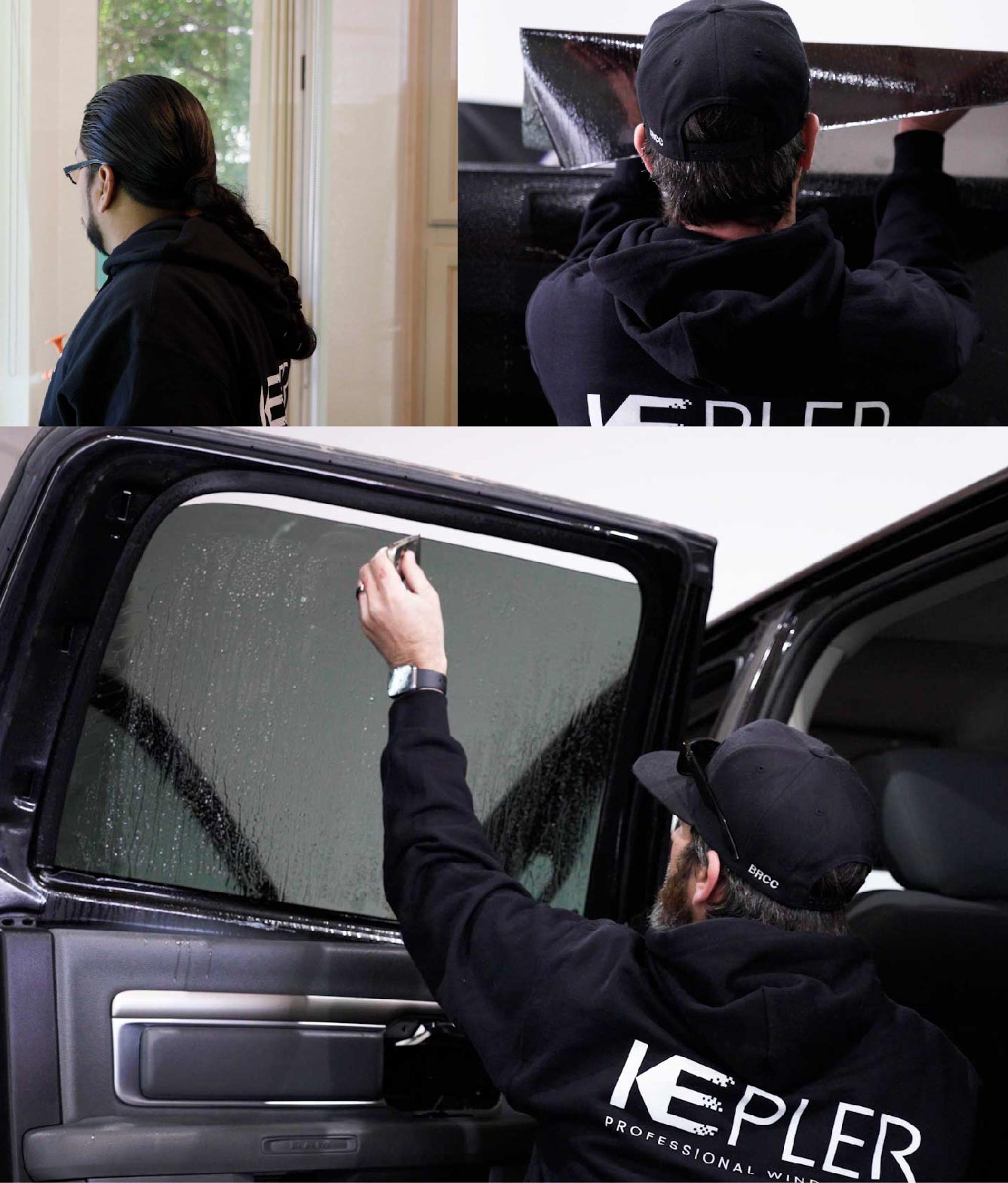 Kepler Window Tinting Specialists at Work in Elgin, Illinois