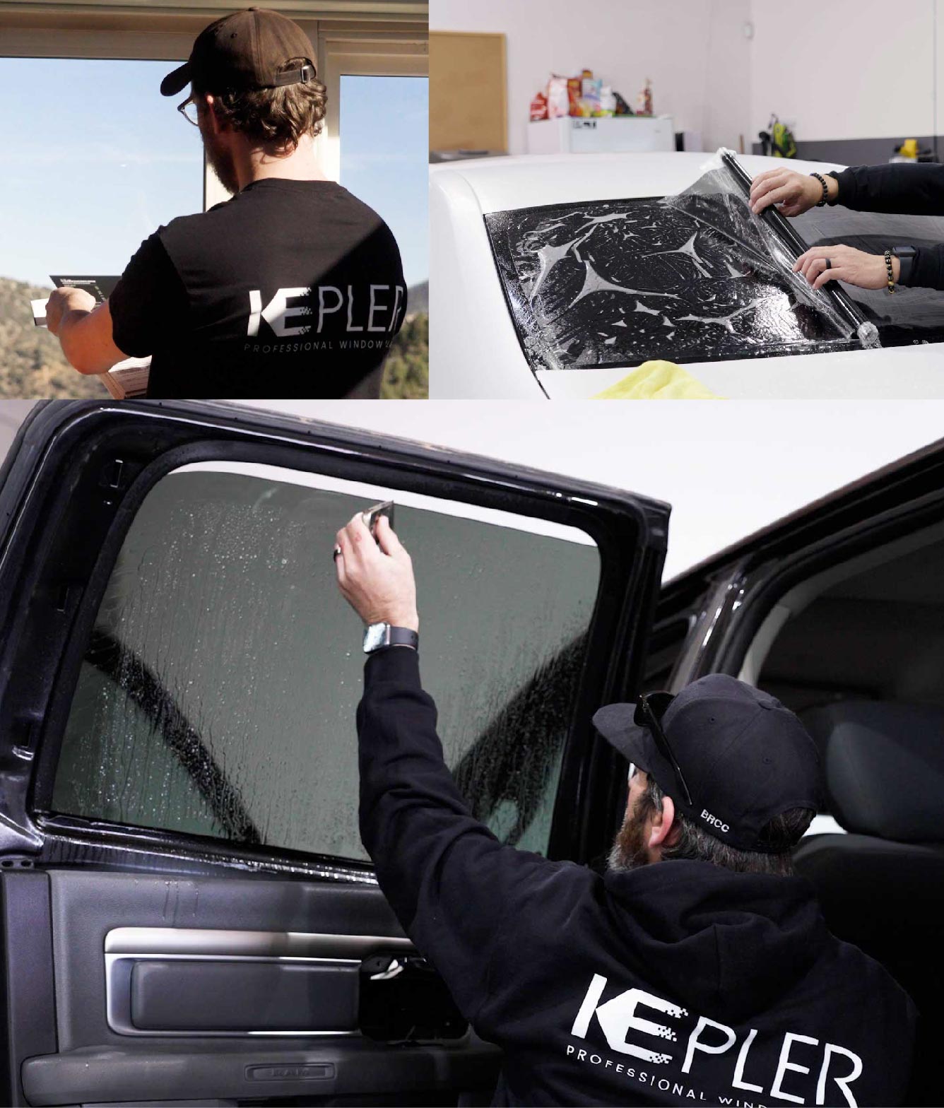 Kepler Window Tinting Specialists at Work in Palos Hills, Illinois