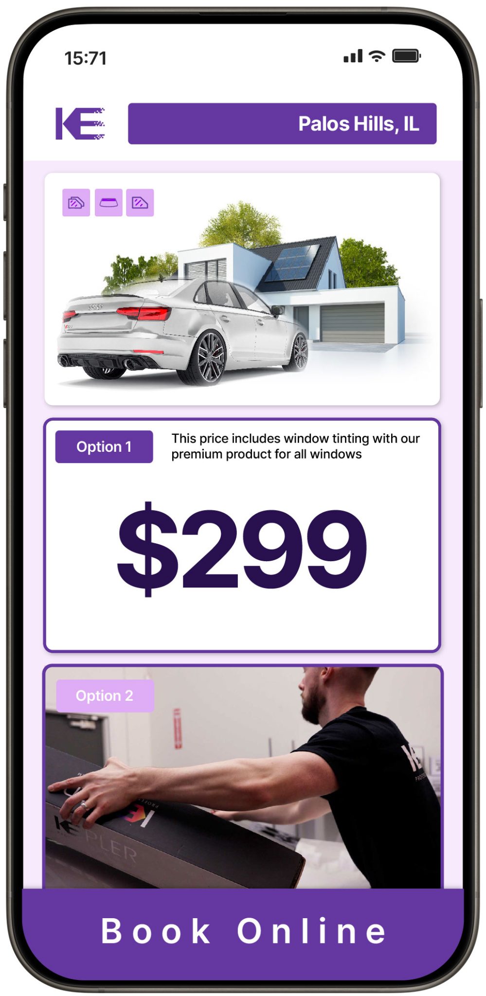 View Competitive Window Tinting Prices in Palos Hills, Illinois