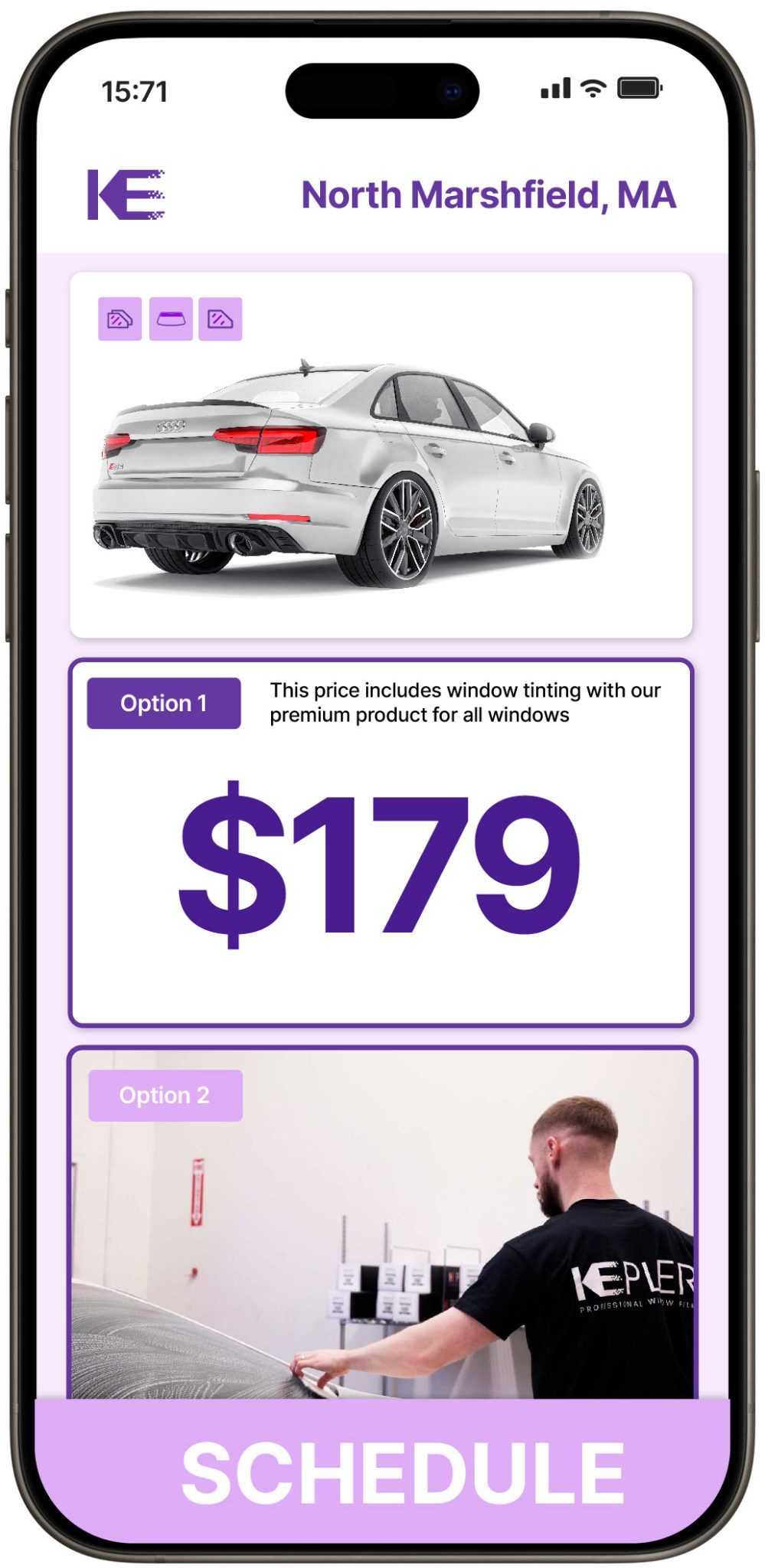 View Competitive Car Window Tinting Costs in North Marshfield, Massachusetts