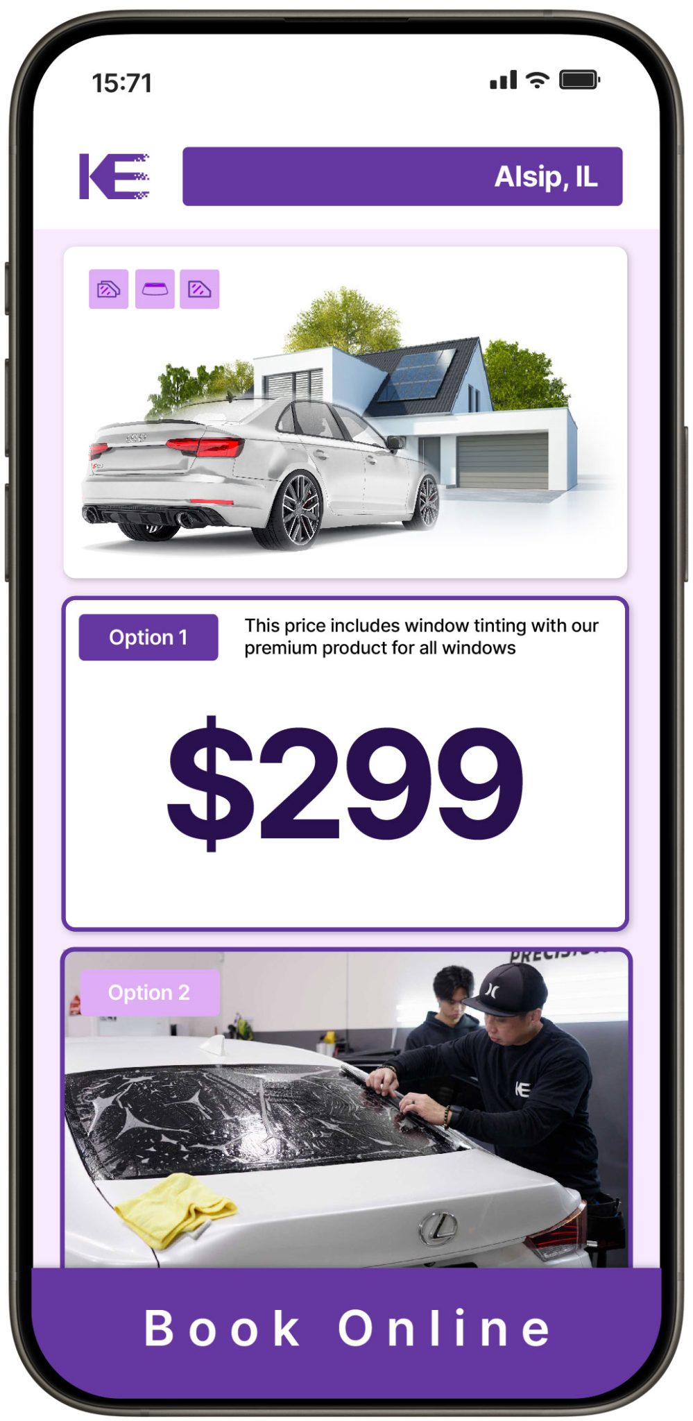 View Competitive Window Tinting Prices in Alsip, Illinois