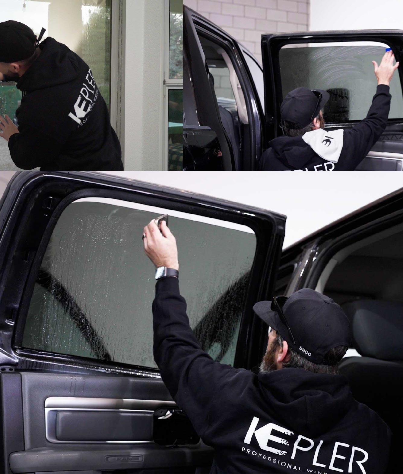 Kepler Window Tinting Specialists at Work in Moline, Illinois