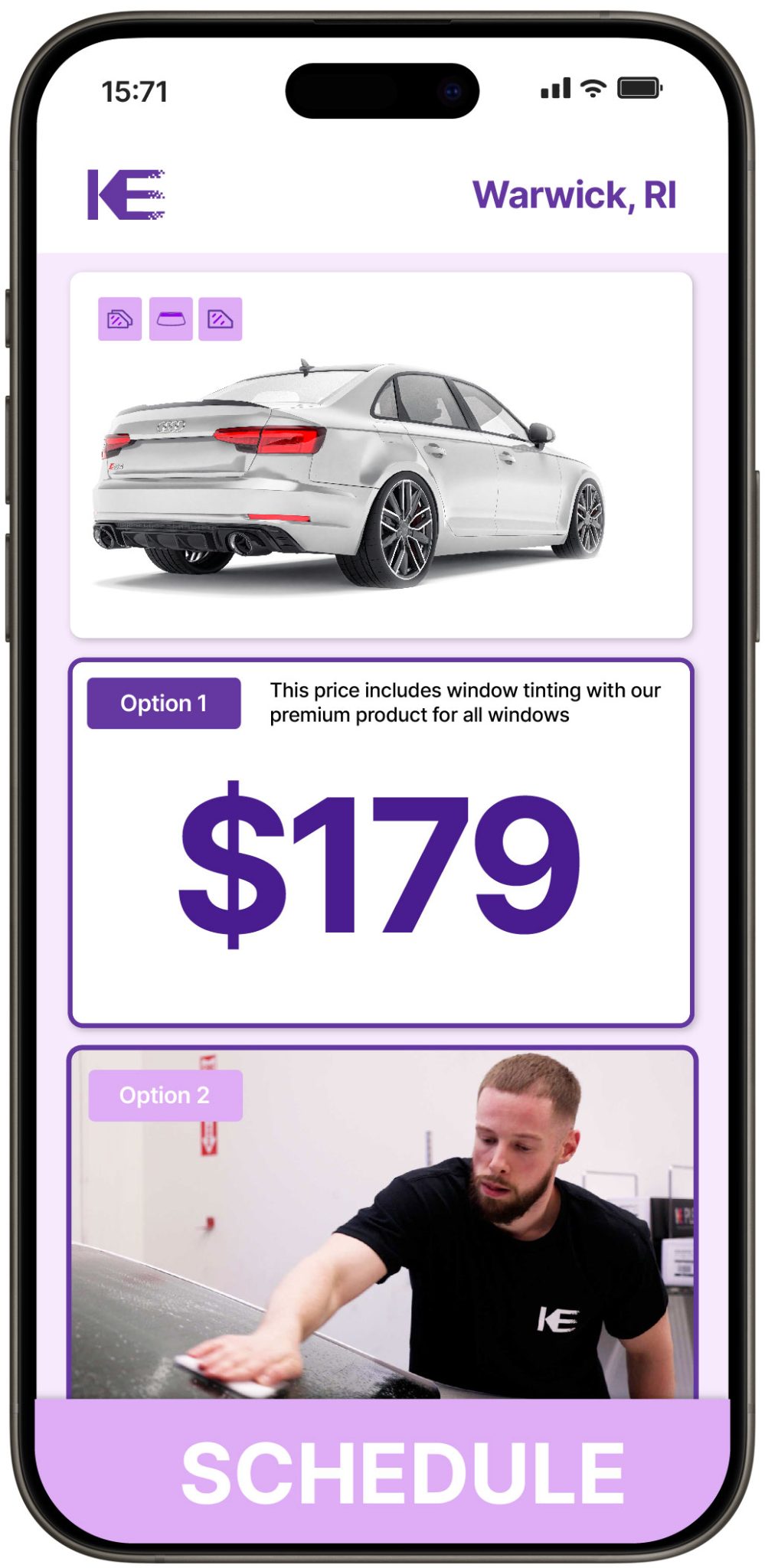 View Affordable Car Window Tinting Prices in Warwick, Rhode Island