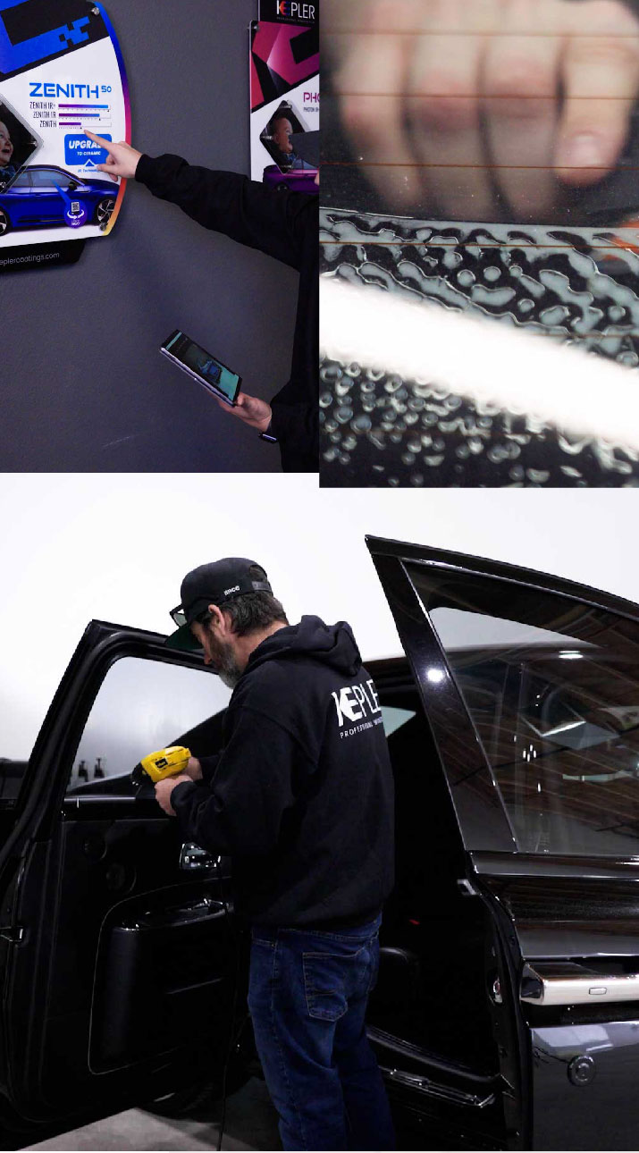 Kepler Installer Tinting a Rolls Royce in Johnston, Rhode Island
