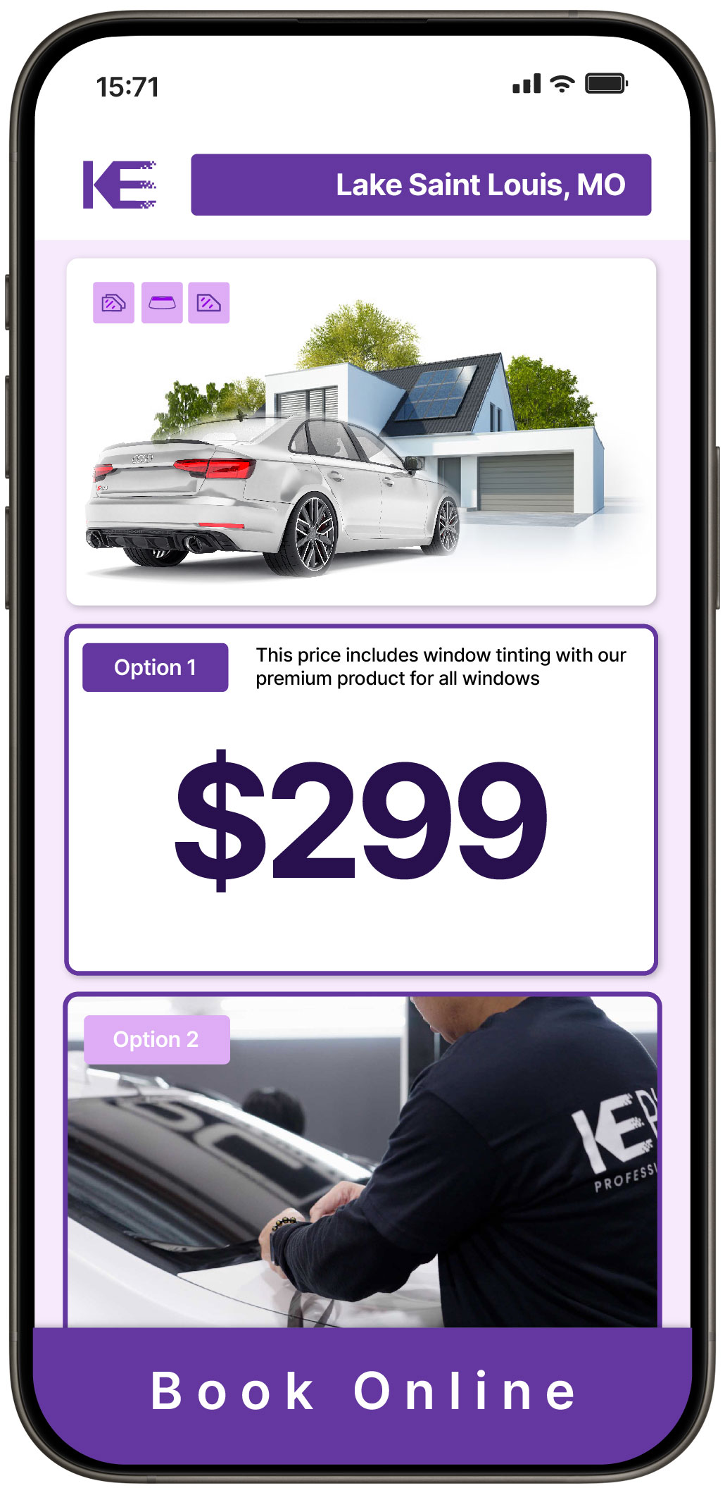 View Affordable Tesla Window Tinting Costs in Sedalia, Missouri
