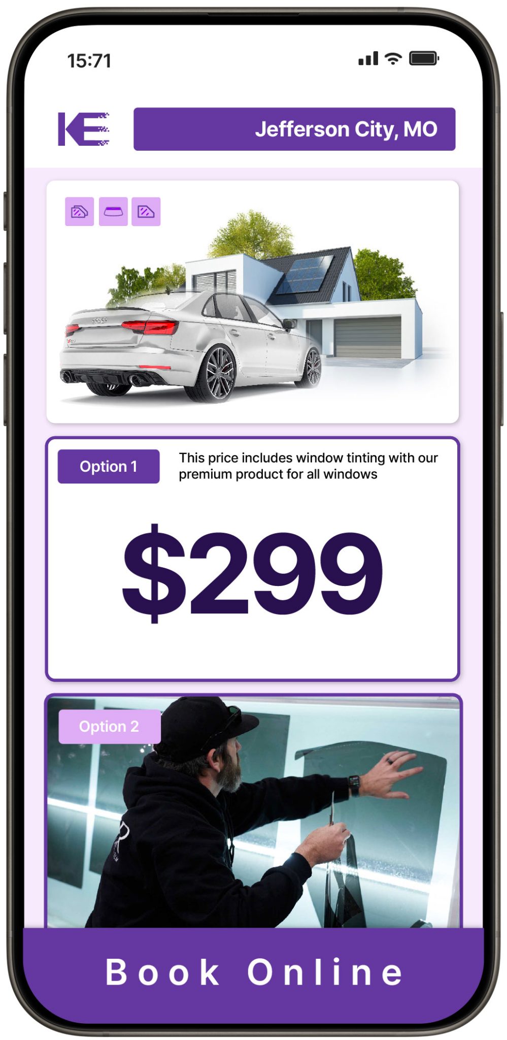 View Competitive Window Tinting Prices in Jefferson City, Missouri