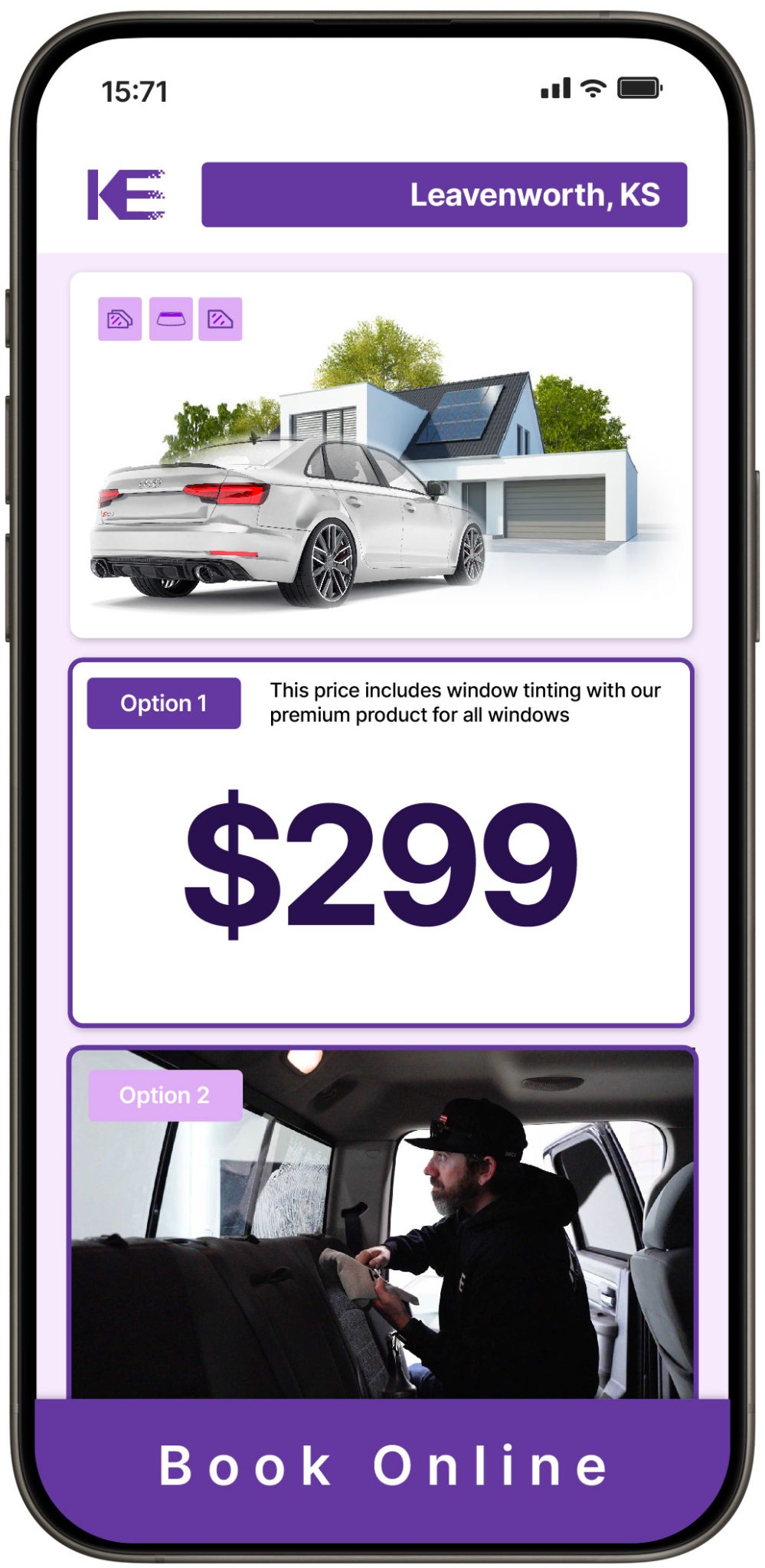 View Competitive Window Tinting Prices in Leavenworth, Kansas