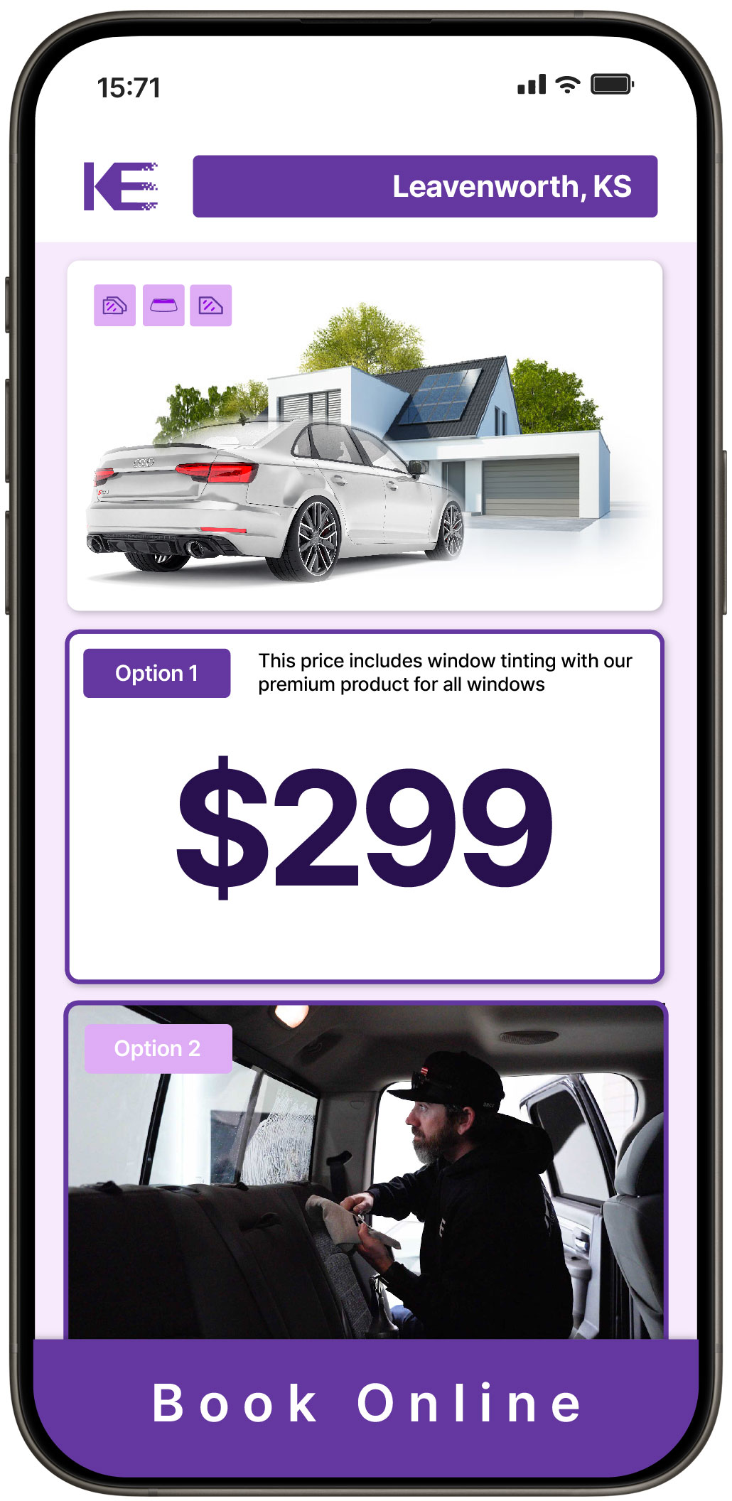 View Reasonable Tesla Window Tinting Costs in Wichita, Kansas