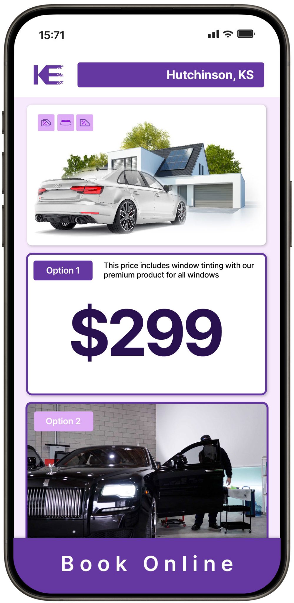 View Competitive Window Tinting Prices in Hutchinson, Kansas