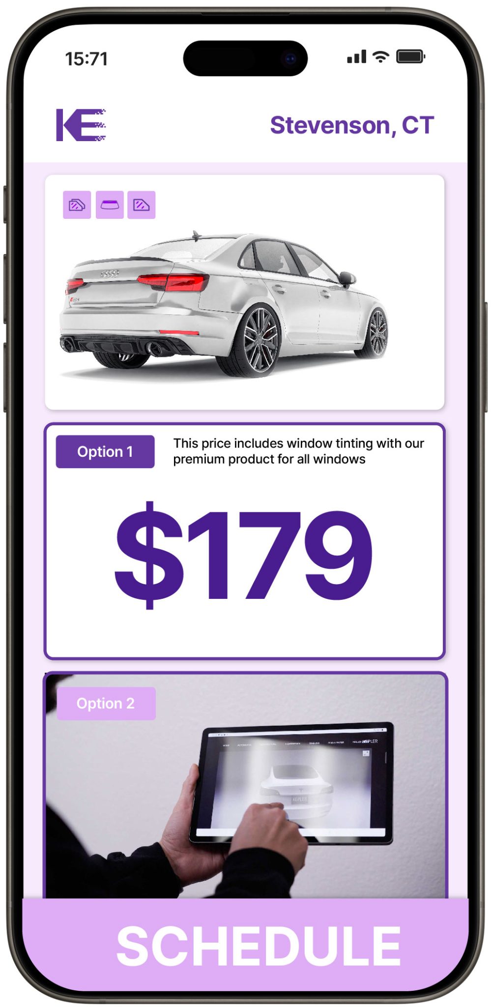 View Competitive Car Window Tinting Rates in Stevenson, Connecticut