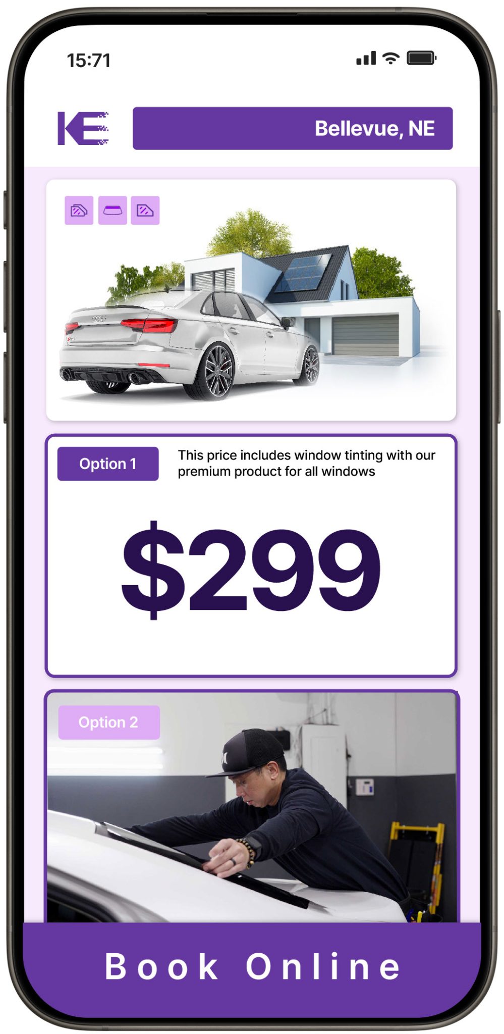 View Competitive Window Tinting Prices in Bellevue, Nebraska