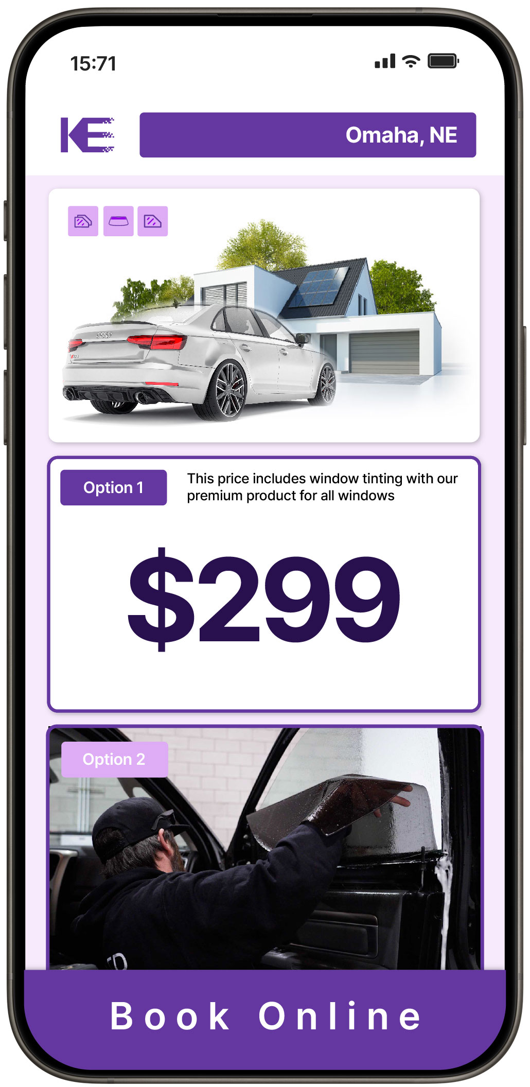 View Reasonable Tesla Window Tinting Costs in Hastings, Nebraska