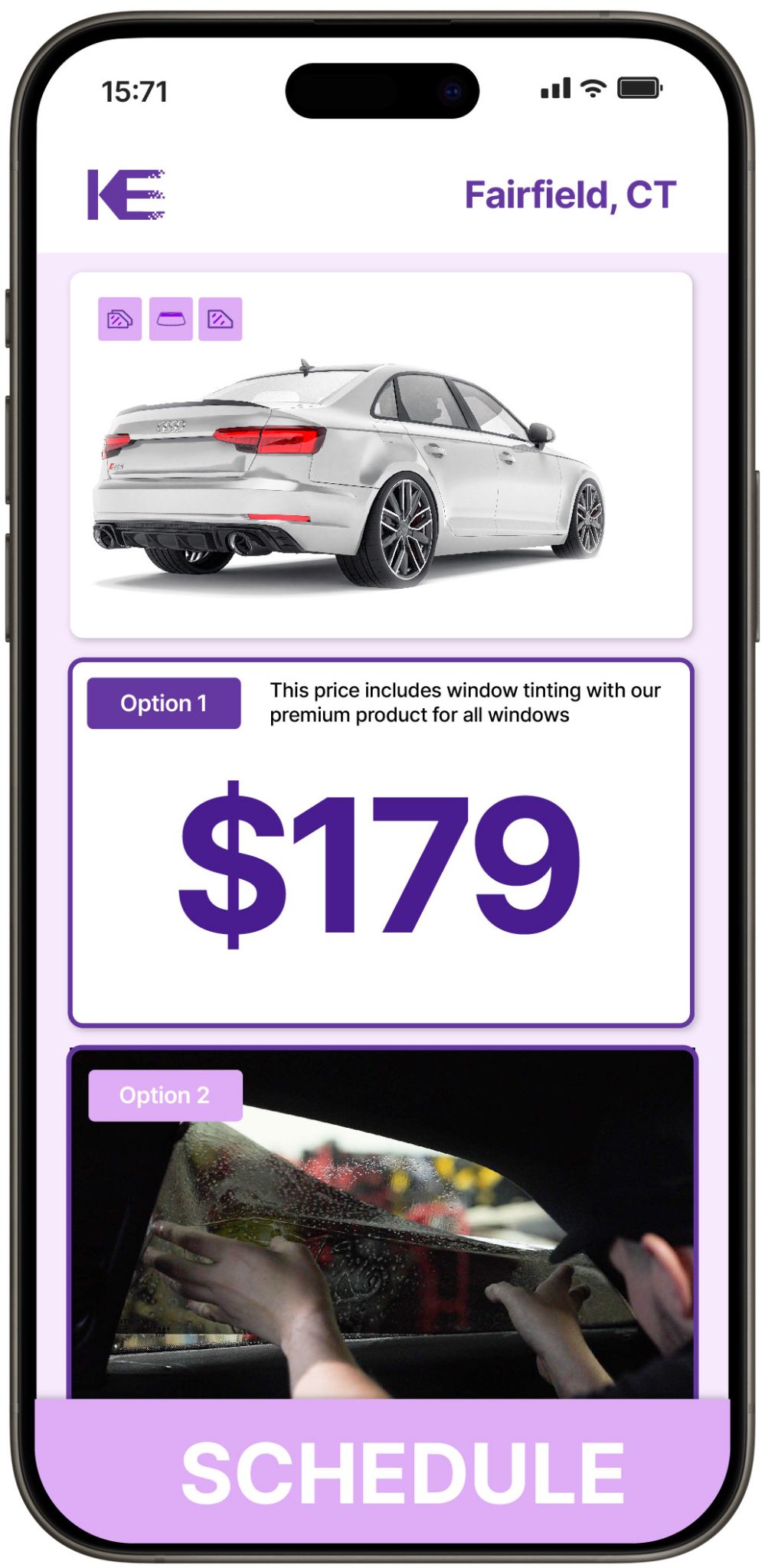 View Competitive Car Window Tinting Prices in Fairfield, Connecticut