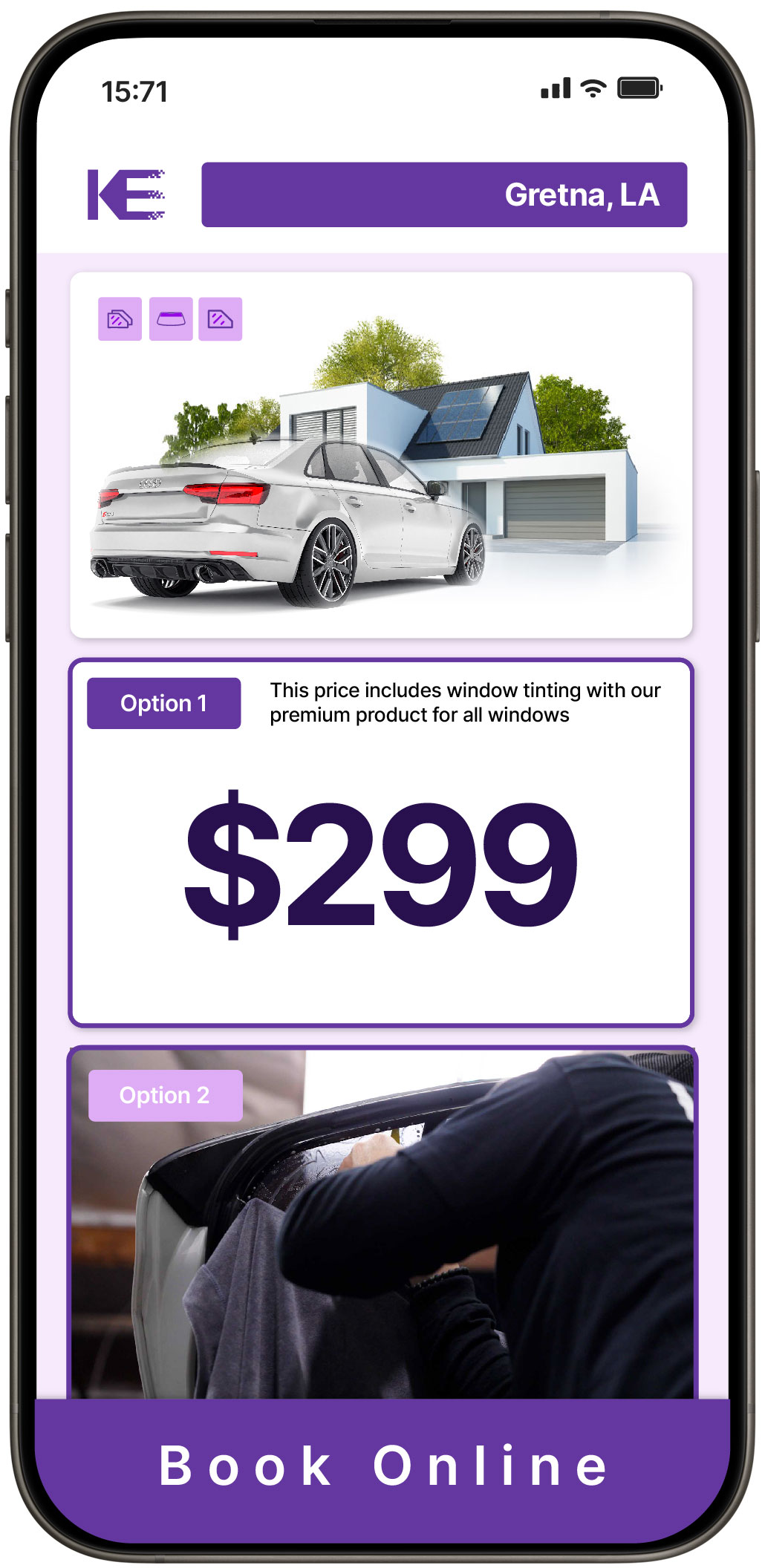 View Affordable Tesla Window Tinting Costs in Kenner, Louisiana