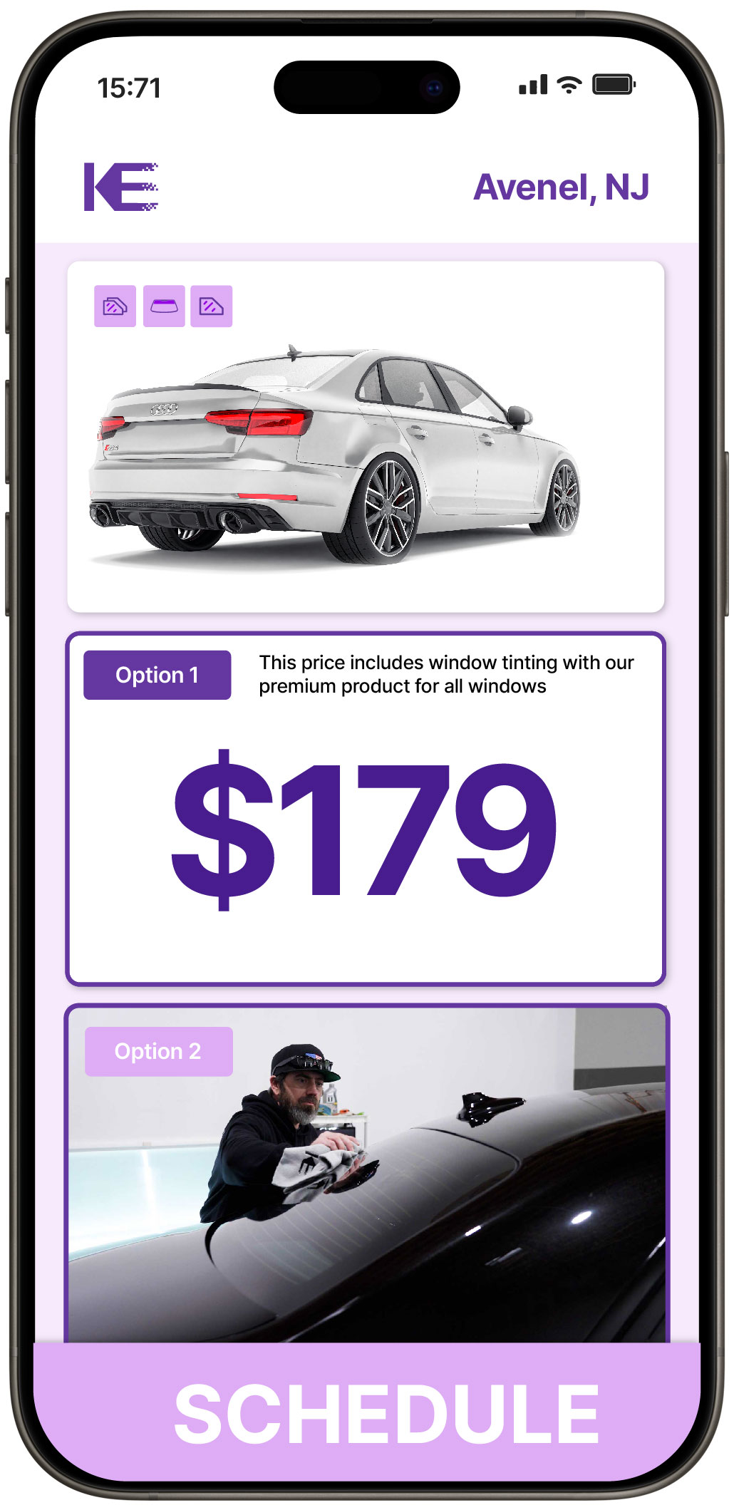 View Affordable Car Window Tinting Prices in Avenel, New Jersey