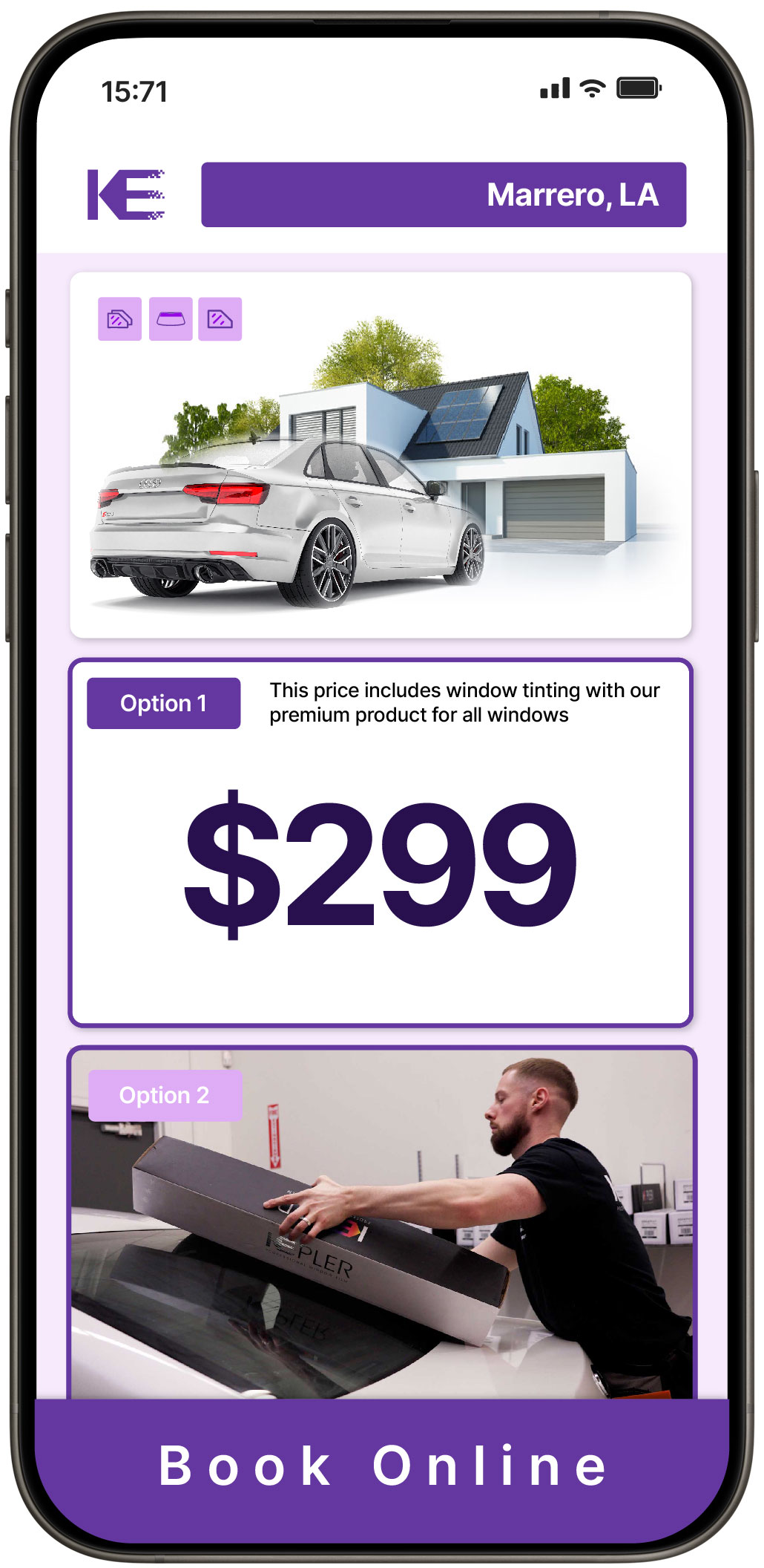 View Competitive Tesla Window Tinting Rates in Opelousas, Louisiana
