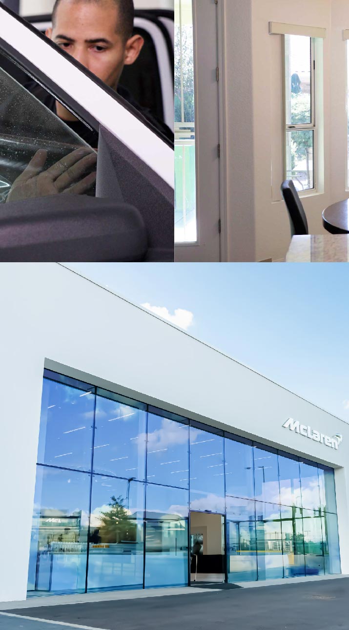 Kepler Automotive Shop Front Tinted with Window Film in Hammond, Louisiana